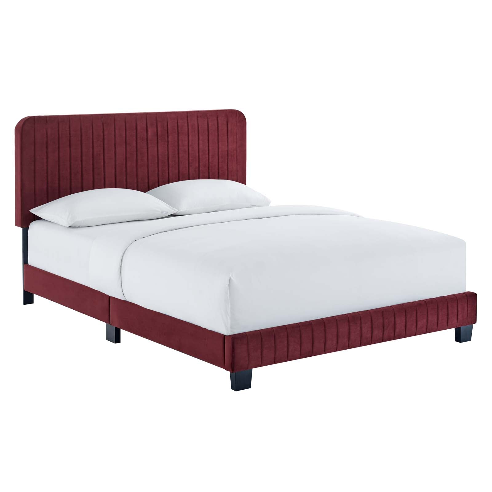 Modway Celine Channel Tufted Performance Velvet Full Platform Bed | Beds | 