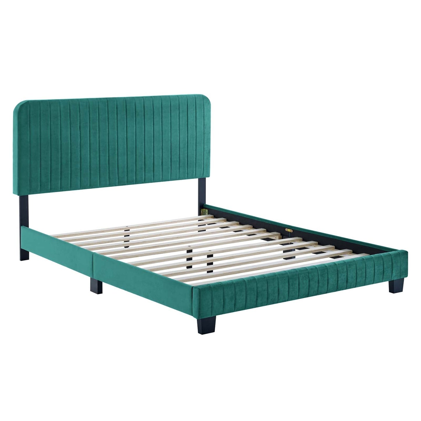 Modway Celine Channel Tufted Performance Velvet Full Platform Bed | Beds | 