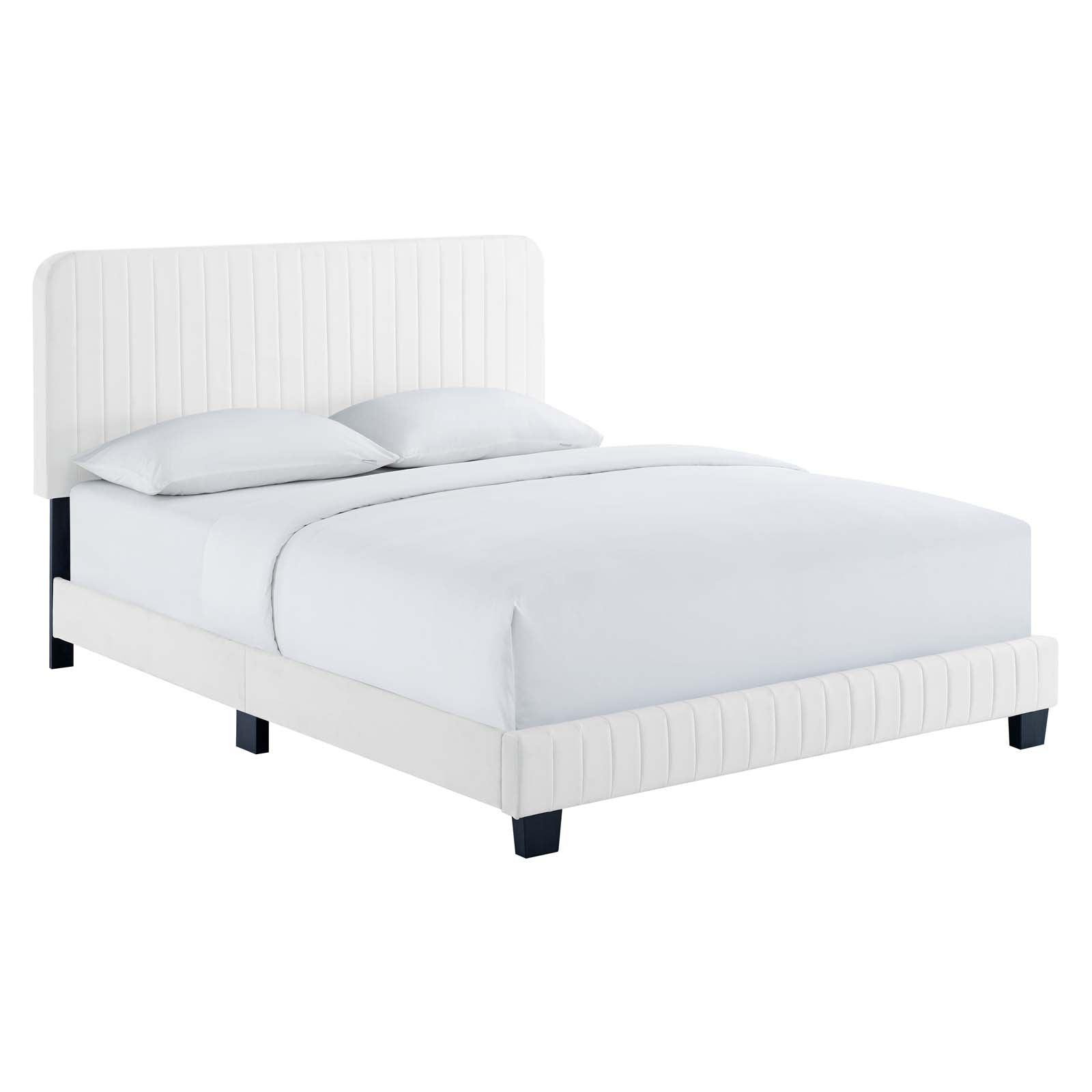 Modway Celine Channel Tufted Performance Velvet Full Platform Bed | Beds | 