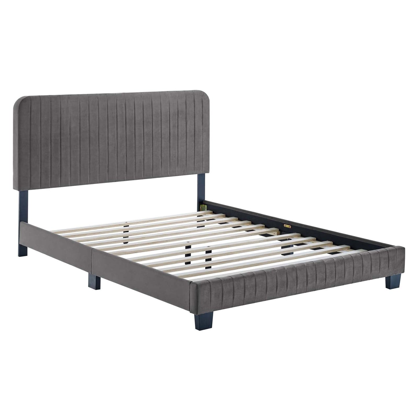 Modway Celine Channel Tufted Performance Velvet Twin Platform Bed | Beds | 