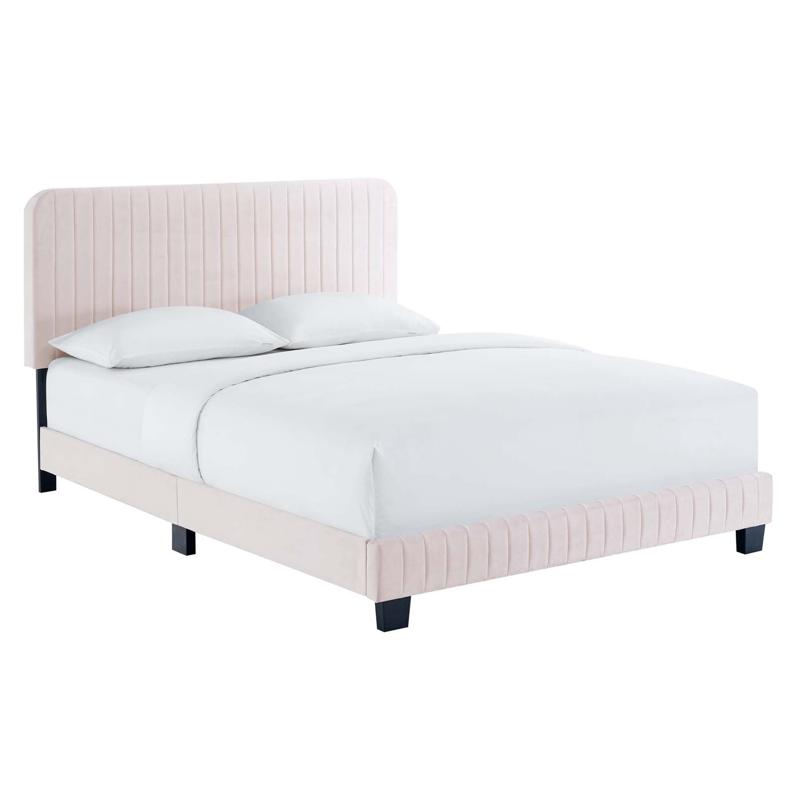 Modway Celine Channel Tufted Performance Velvet Twin Platform Bed | Beds | 