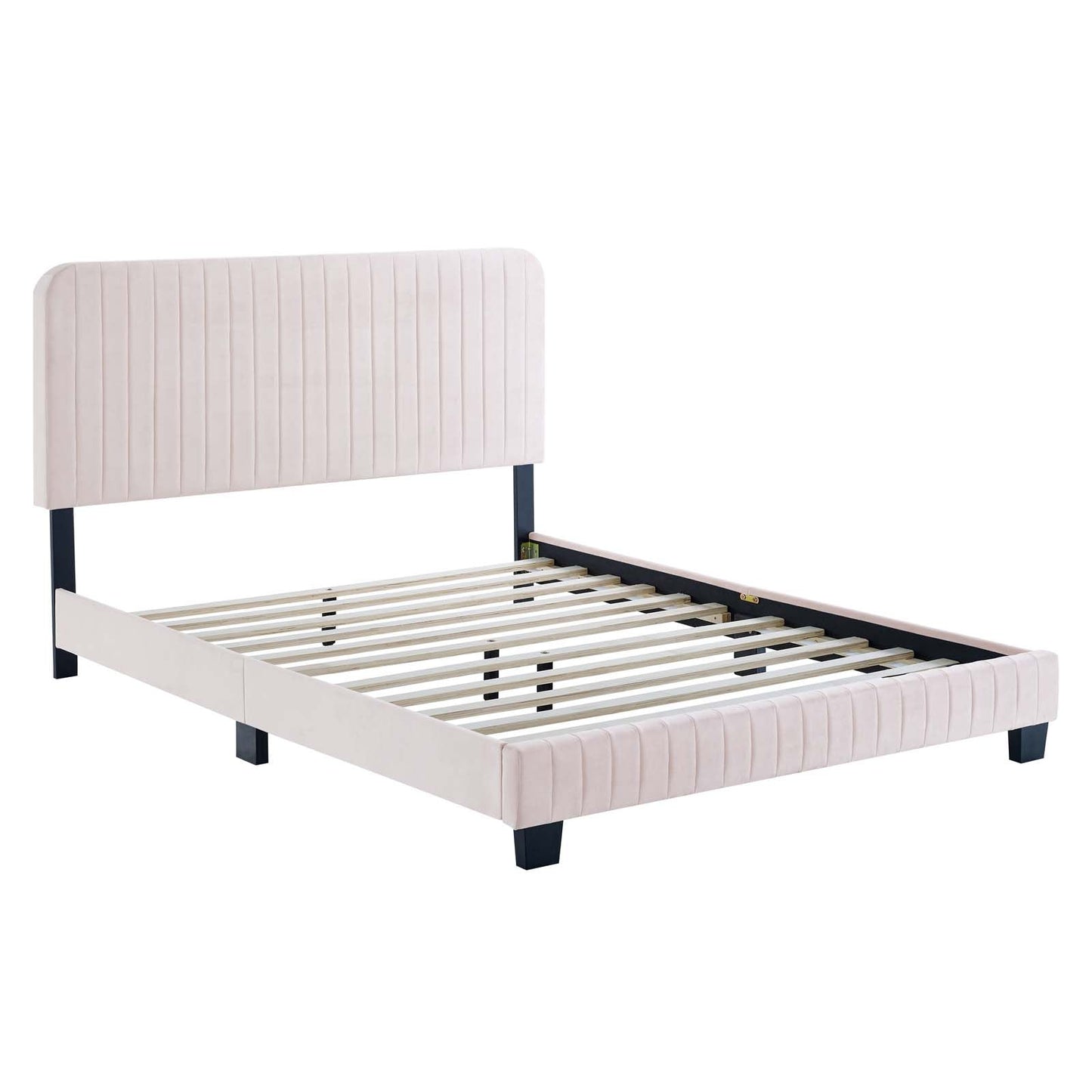 Modway Celine Channel Tufted Performance Velvet Twin Platform Bed | Beds | 