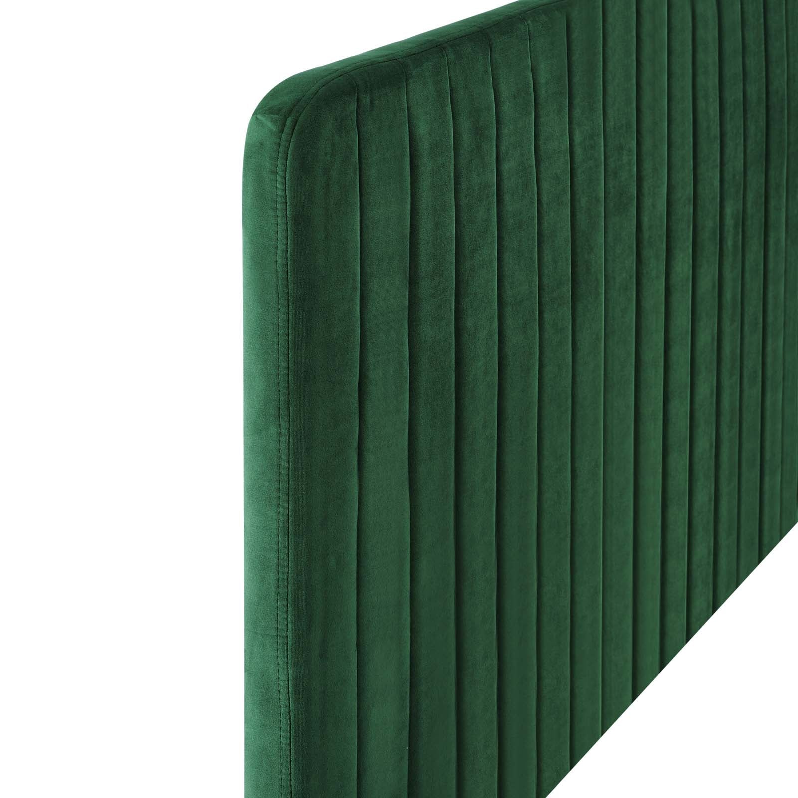 Modway Milenna Channel Tufted Performance Velvet Twin Headboard | Headboards | Modishstore-2