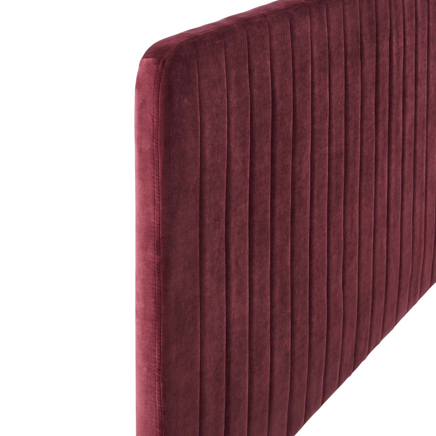 Modway Milenna Channel Tufted Performance Velvet Twin Headboard | Headboards | Modishstore-8