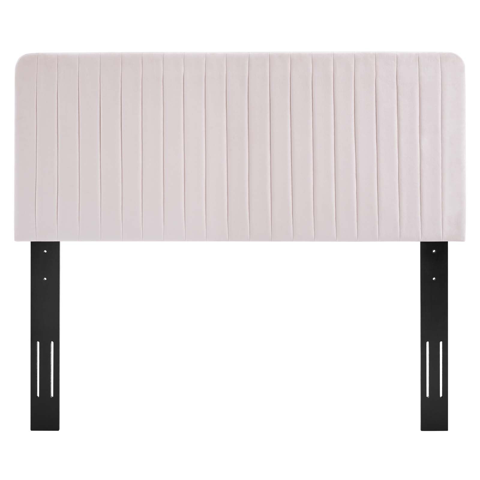 Modway Milenna Channel Tufted Performance Velvet Twin Headboard | Headboards | Modishstore-15