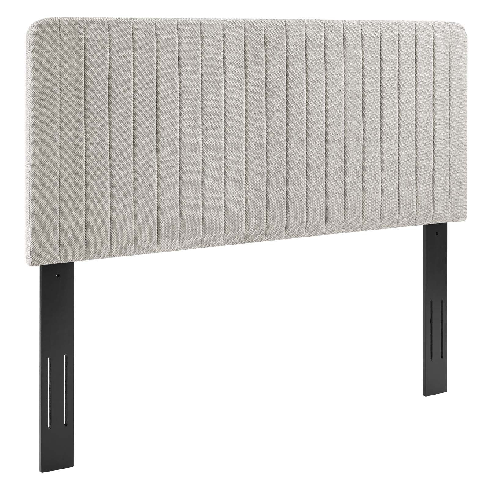 Modway Milenna Channel Tufted Upholstered Fabric Twin Headboard | Headboards | Modishstore-4