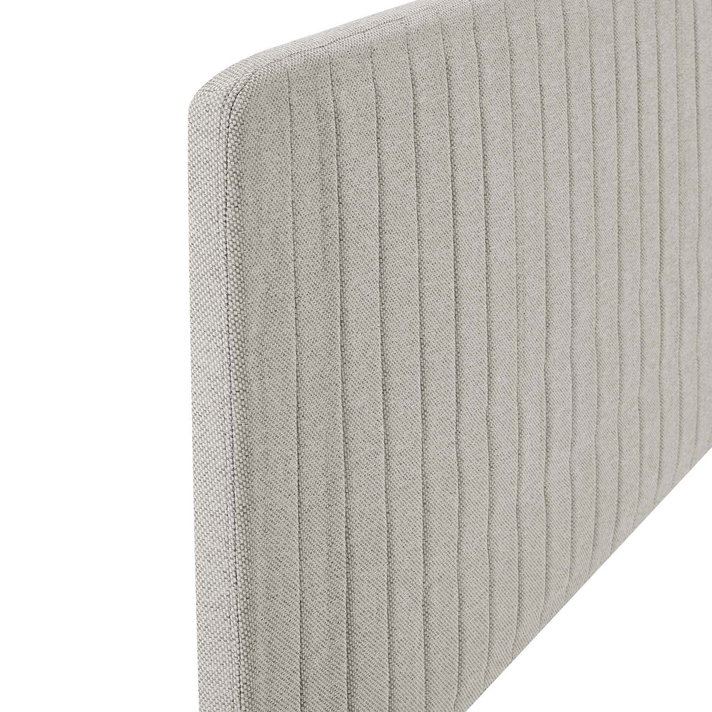 Modway Milenna Channel Tufted Upholstered Fabric King/California King Headboard | Headboards | Modishstore-5