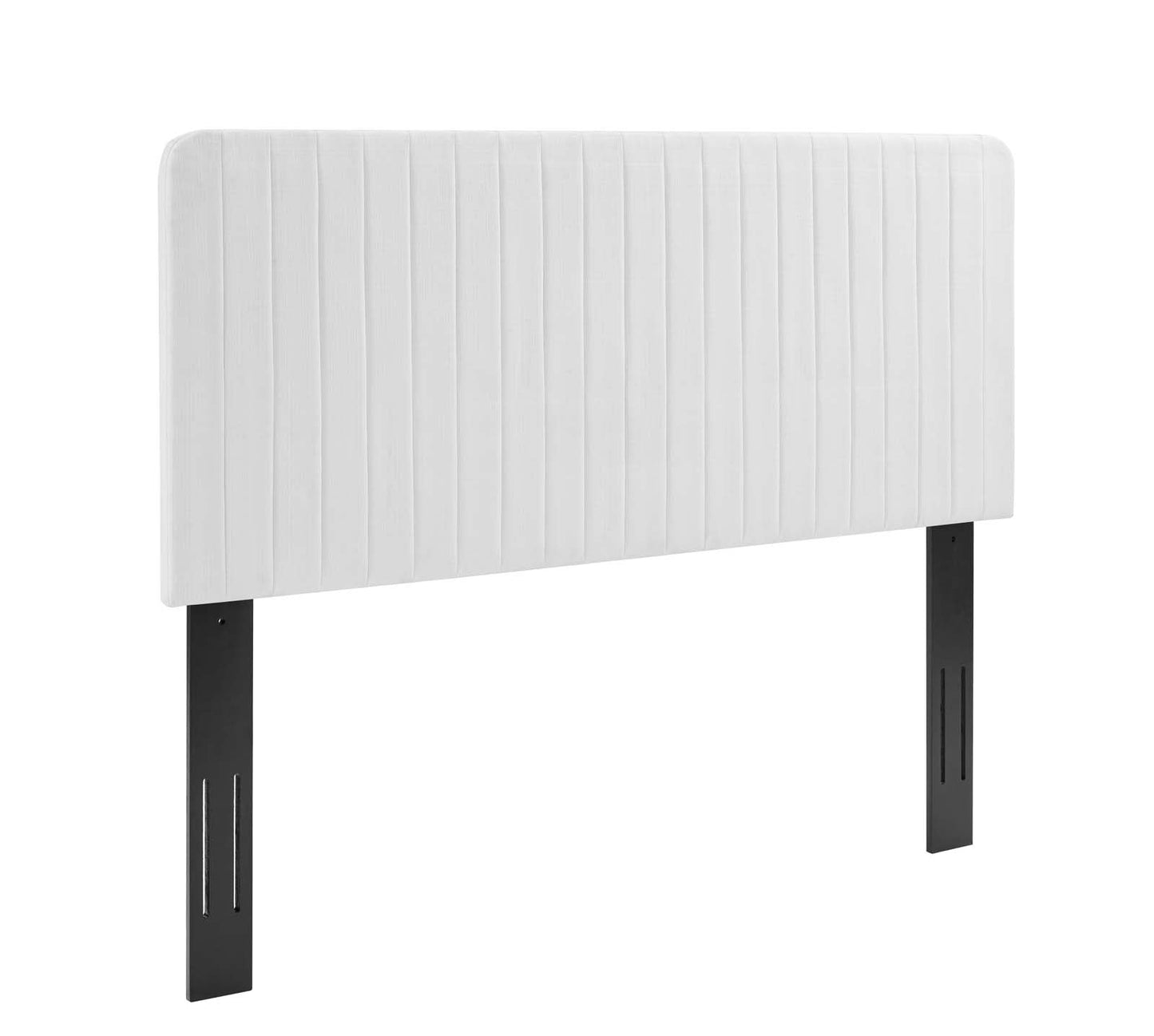 Modway Milenna Channel Tufted Upholstered Fabric King/California King Headboard | Headboards | Modishstore-10