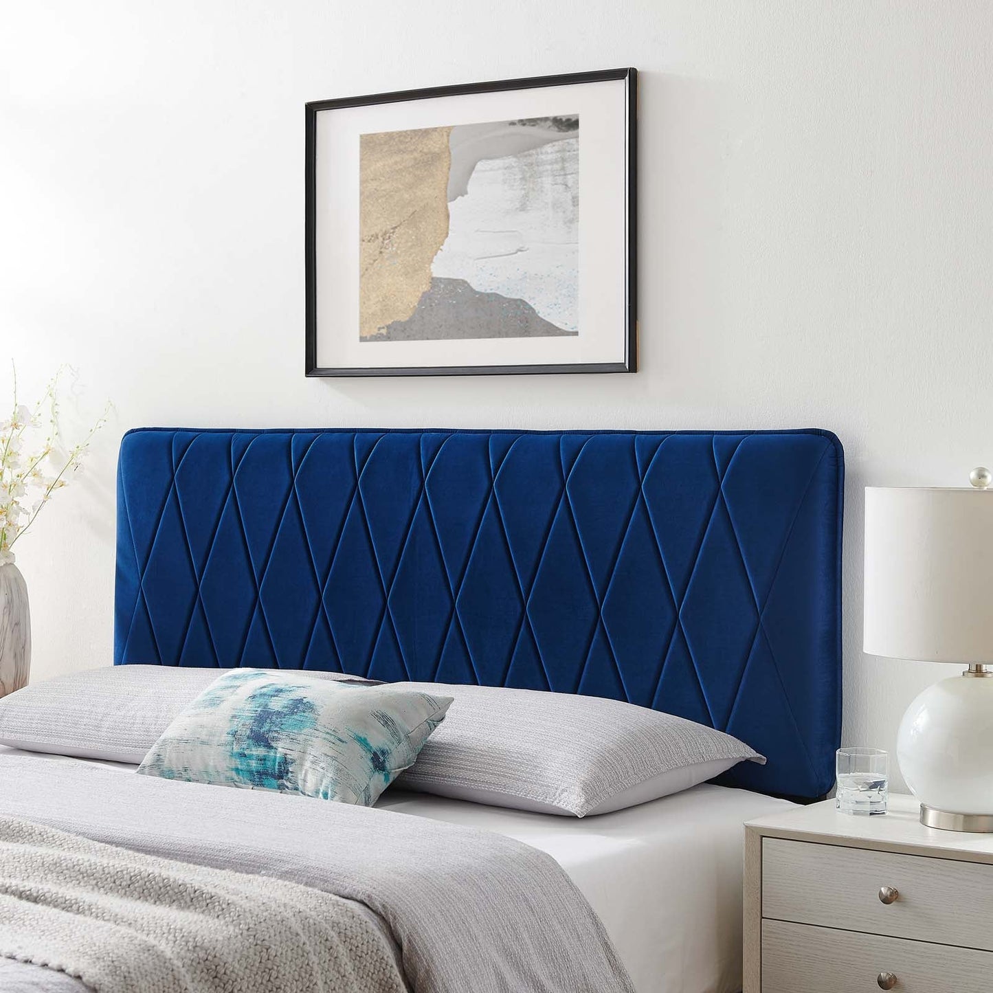 Modway Leila Performance Velvet Twin Headboard | Headboards | Modishstore-14