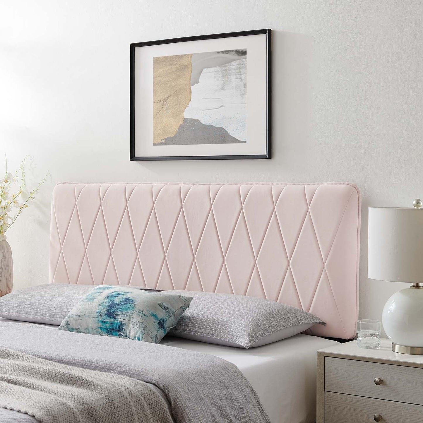 Modway Leila Performance Velvet Twin Headboard | Headboards | Modishstore-18