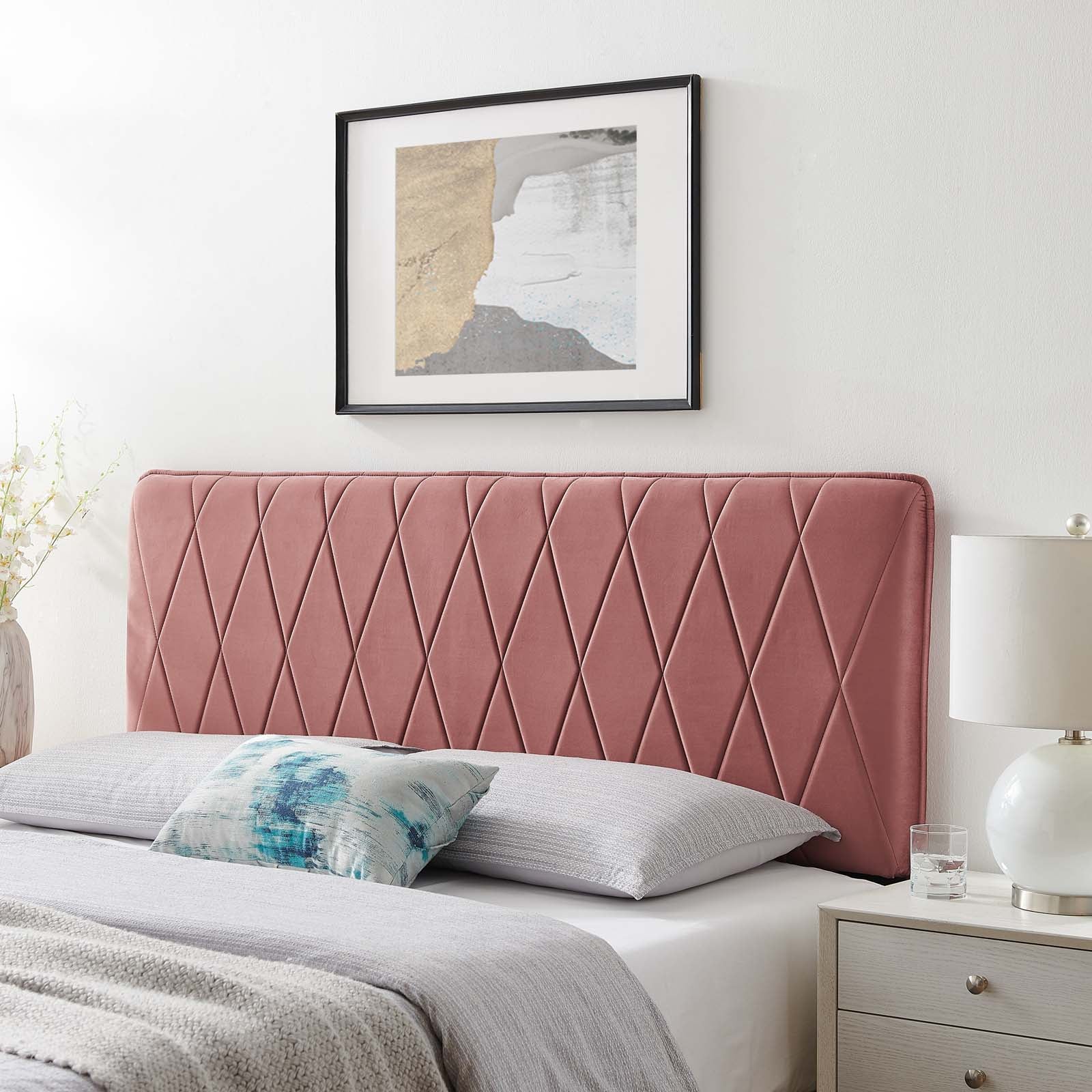 Modway Leila Performance Velvet Full/Queen Headboard | Headboards | Modishstore-4