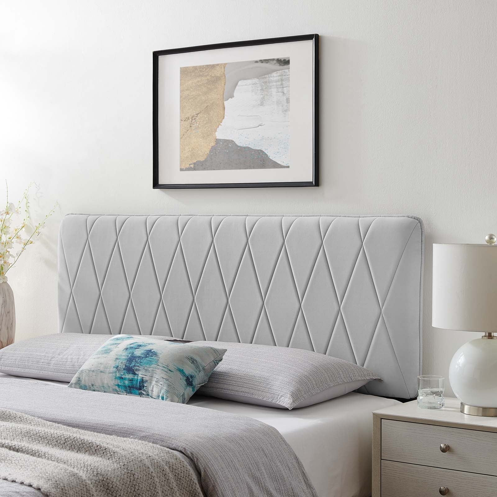 Modway Leila Performance Velvet Full/Queen Headboard | Headboards | Modishstore-9