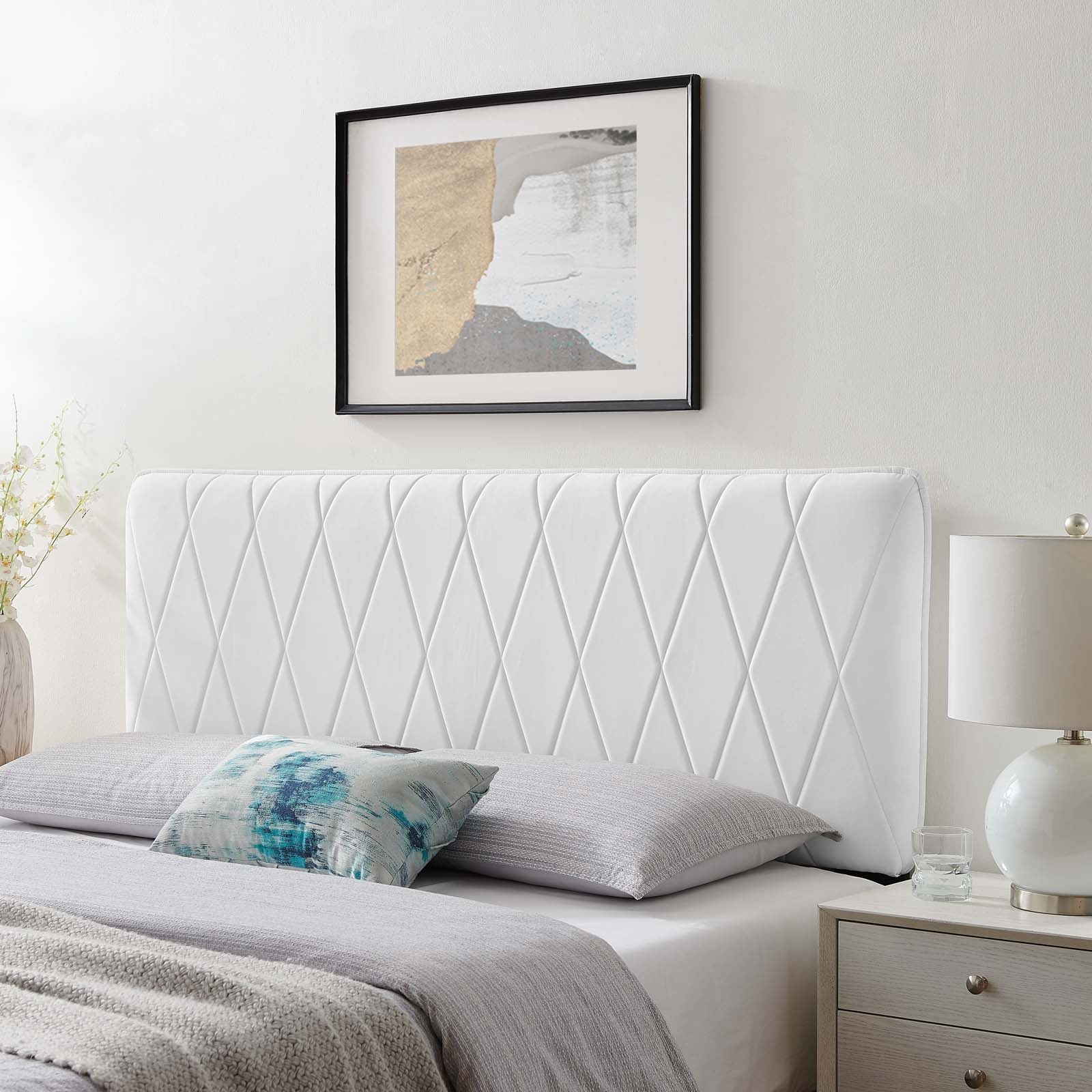 Modway Leila Performance Velvet Full/Queen Headboard | Headboards | Modishstore-24