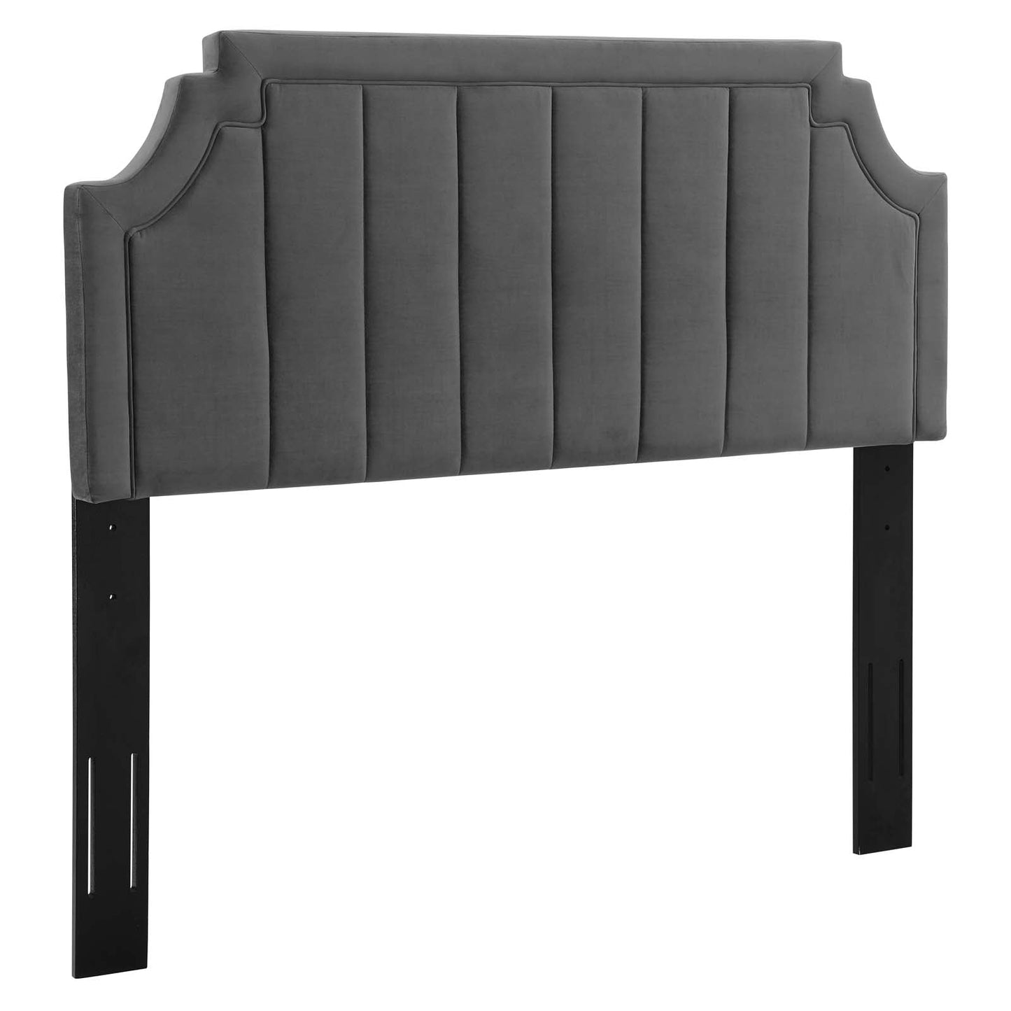 Alyona Channel Tufted Performance Velvet Full/Queen Headboard By Modway | Headboards | 