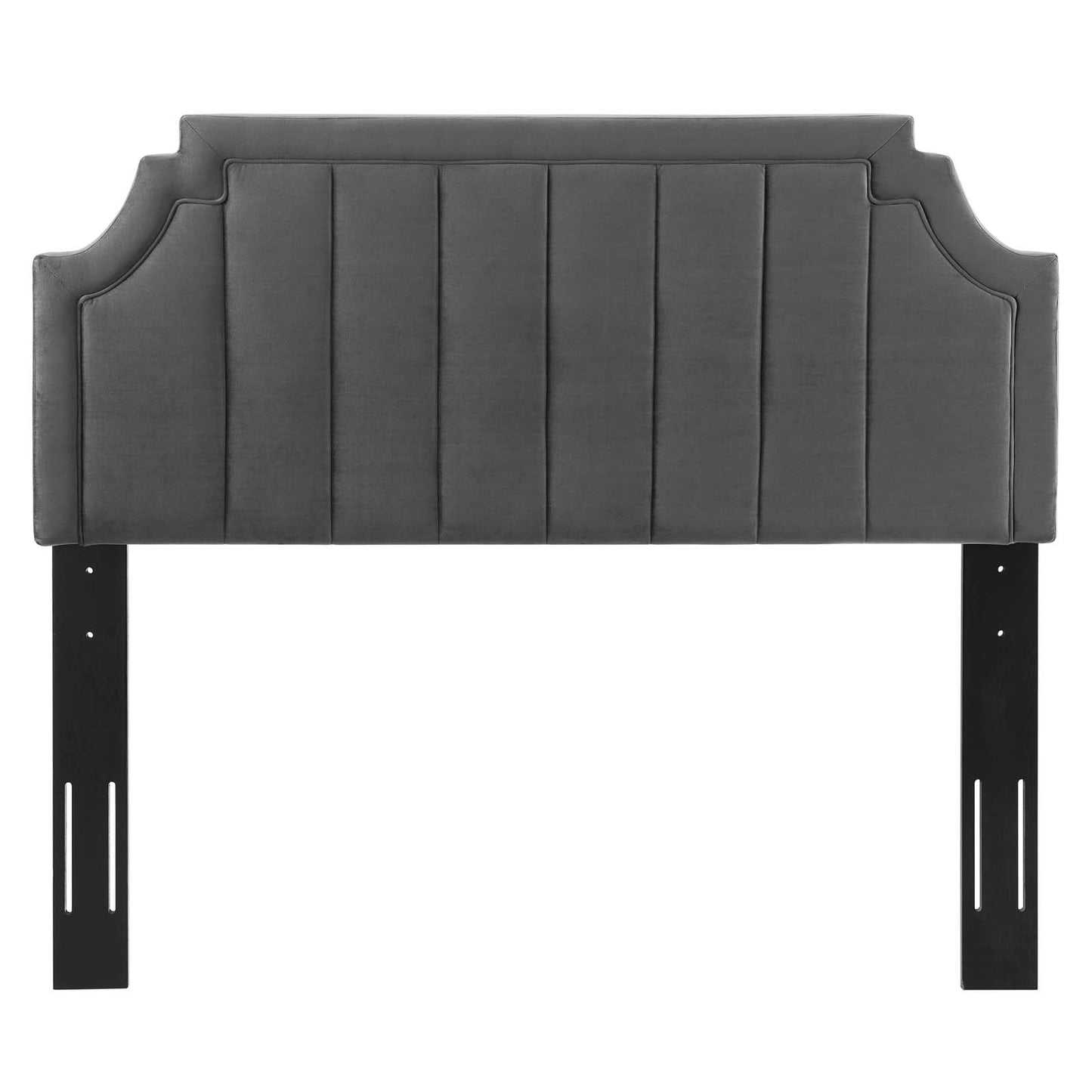 Alyona Channel Tufted Performance Velvet Full/Queen Headboard By Modway | Headboards | 