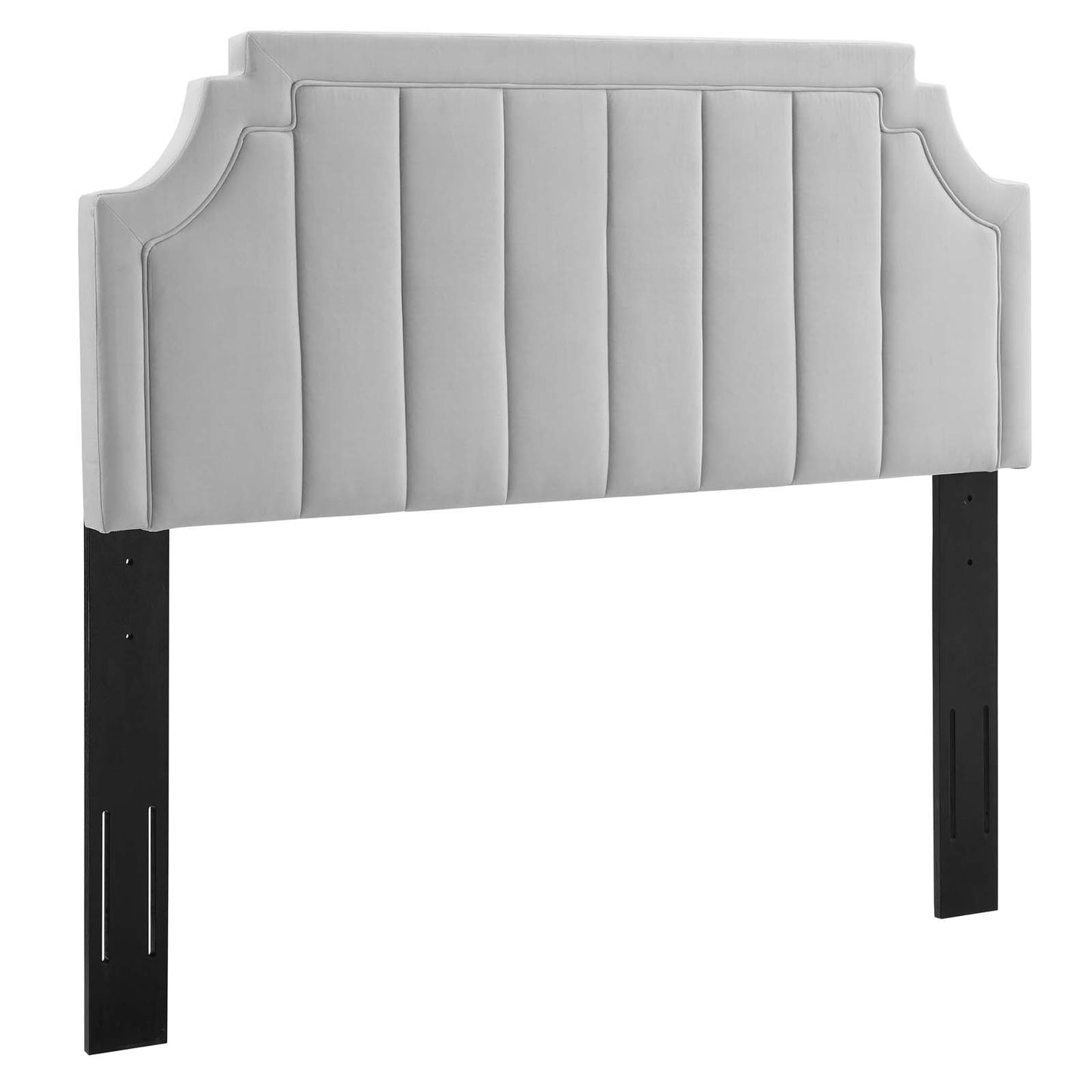 Alyona Channel Tufted Performance Velvet Full/Queen Headboard By Modway | Headboards | 