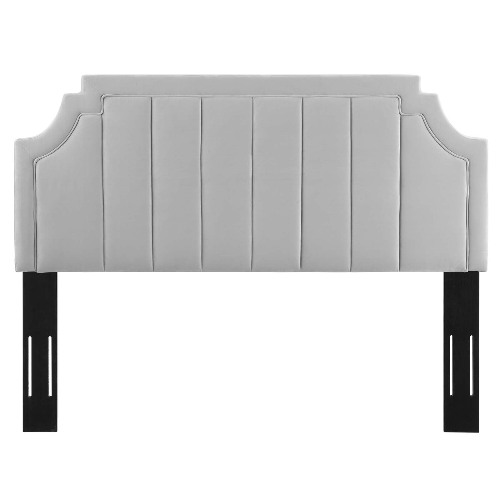 Alyona Channel Tufted Performance Velvet Full/Queen Headboard By Modway | Headboards | 