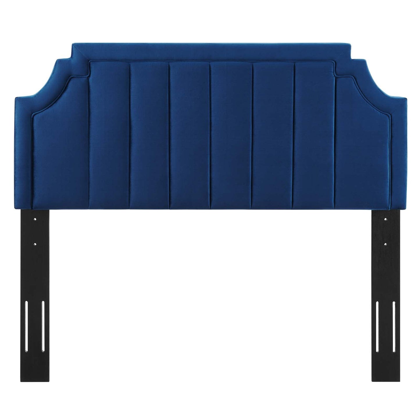 Alyona Channel Tufted Performance Velvet Full/Queen Headboard By Modway | Headboards | 