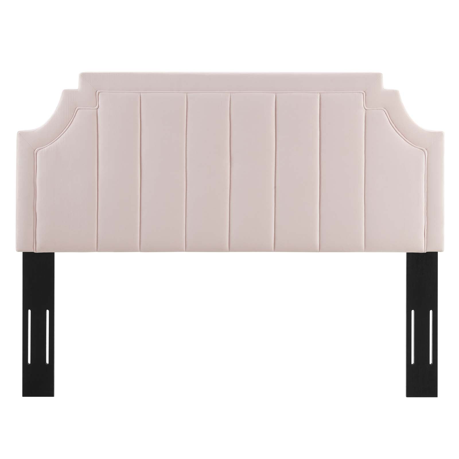 Alyona Channel Tufted Performance Velvet Full/Queen Headboard By Modway | Headboards | 