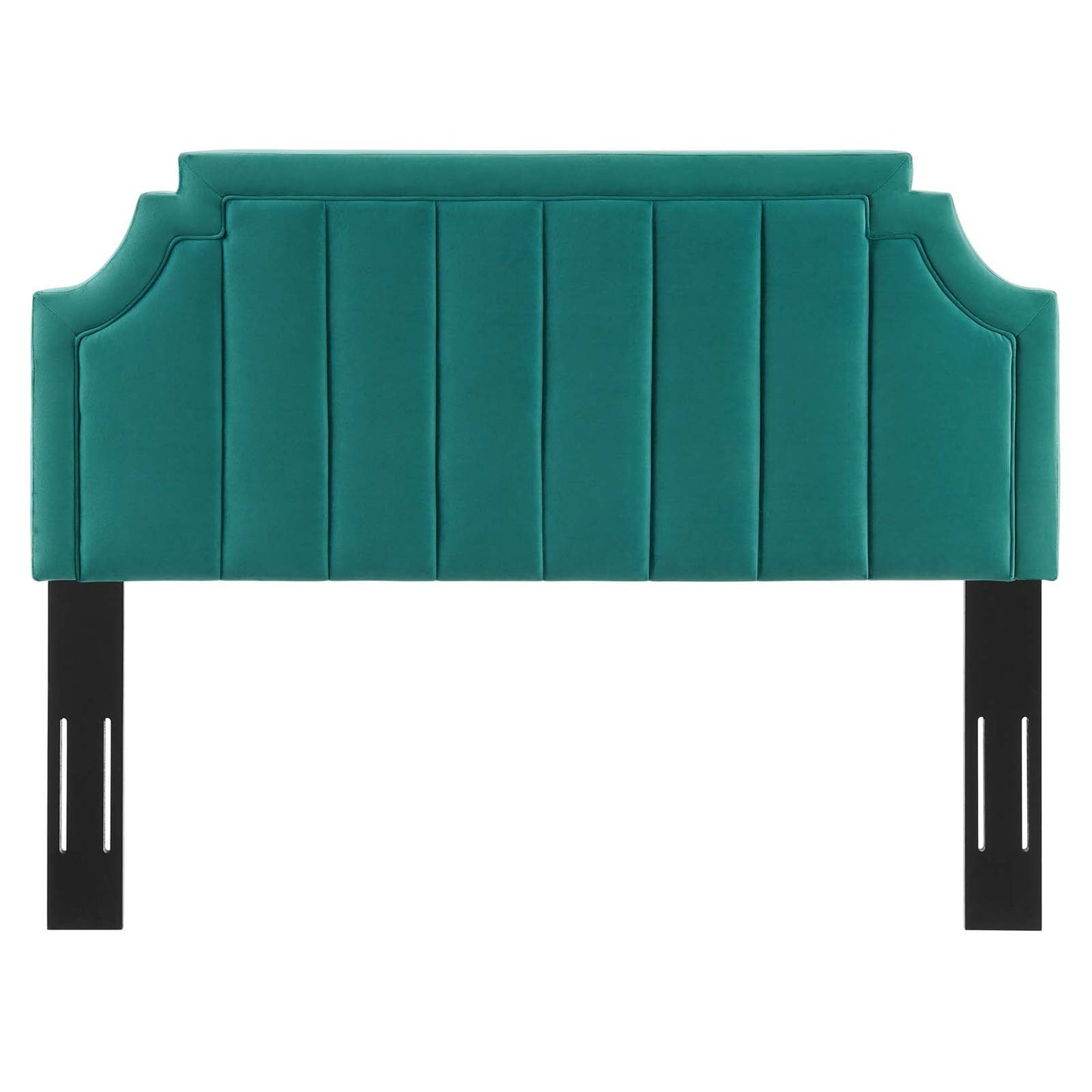 Alyona Channel Tufted Performance Velvet Full/Queen Headboard By Modway | Headboards | 