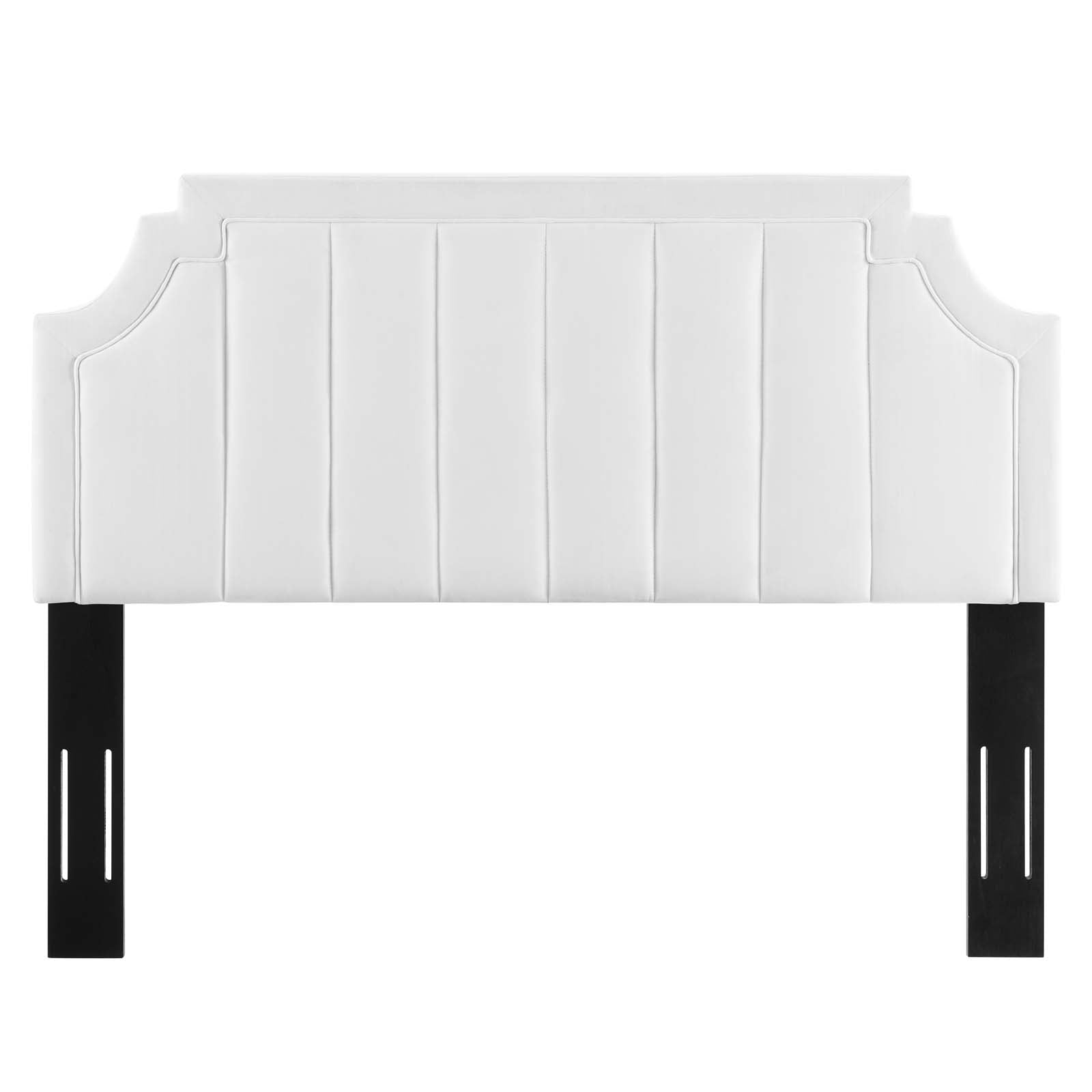 Alyona Channel Tufted Performance Velvet Full/Queen Headboard By Modway | Headboards | 