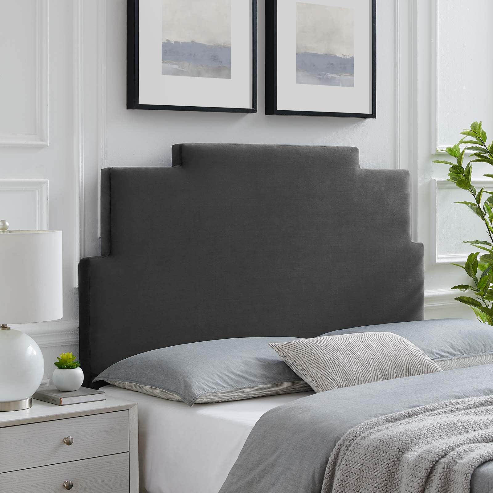 Modway Kasia Performance Velvet Full/Queen Headboard | Headboards | Modishstore