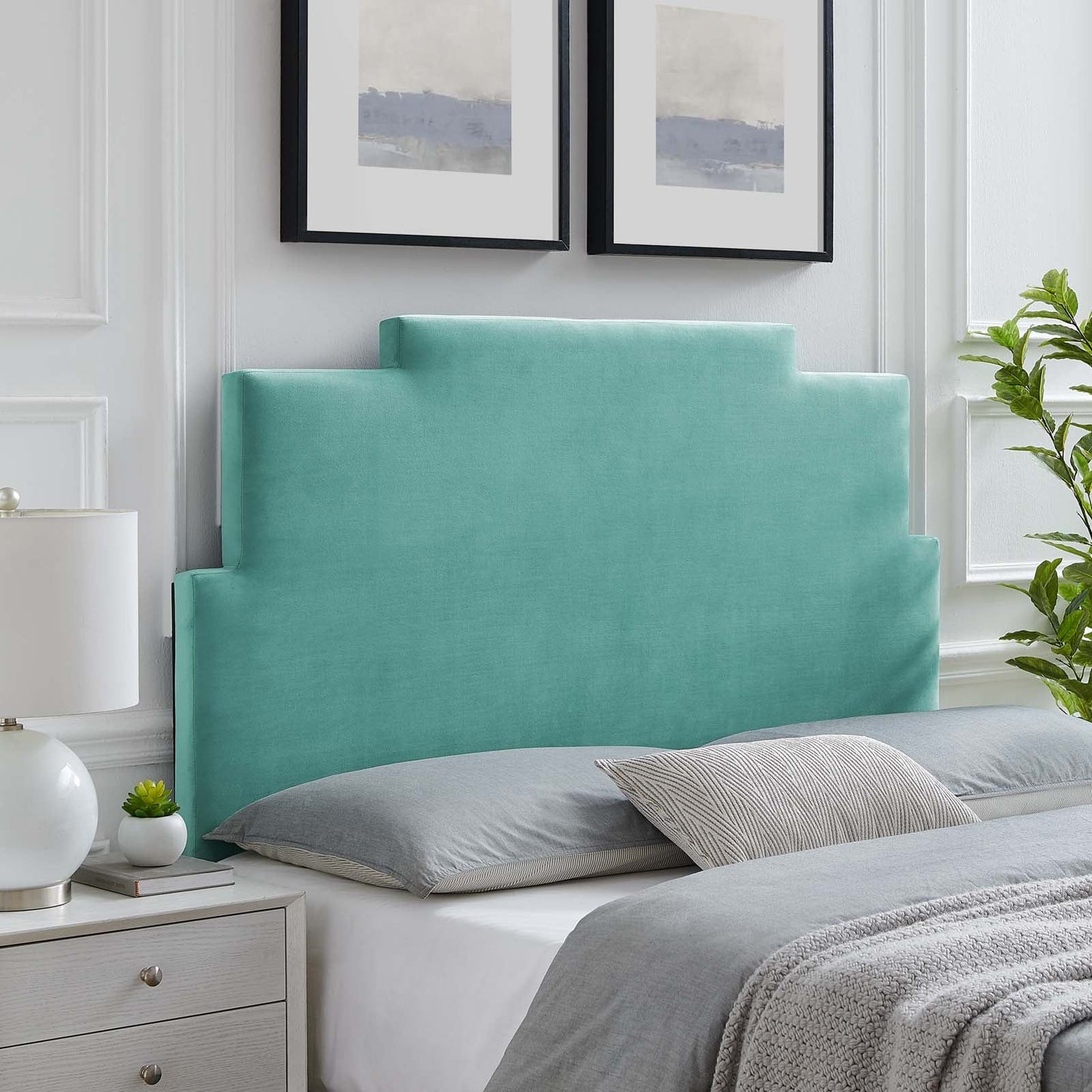Modway Kasia Performance Velvet Full/Queen Headboard | Headboards | Modishstore-11