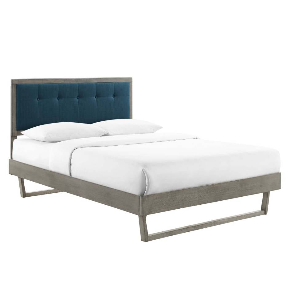 Modway Willow Queen Wood Platform Bed With Angular Frame | Beds | Modishstore-18