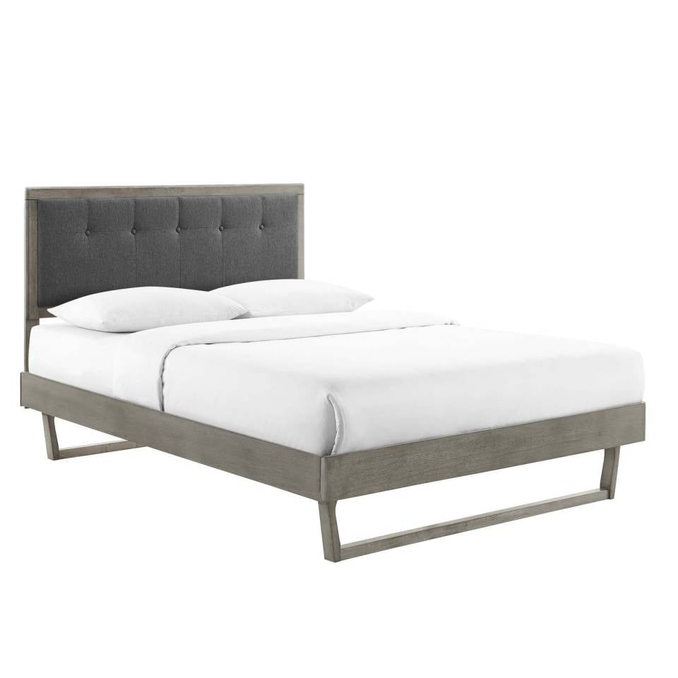 Modway Willow Queen Wood Platform Bed With Angular Frame | Beds | Modishstore-20