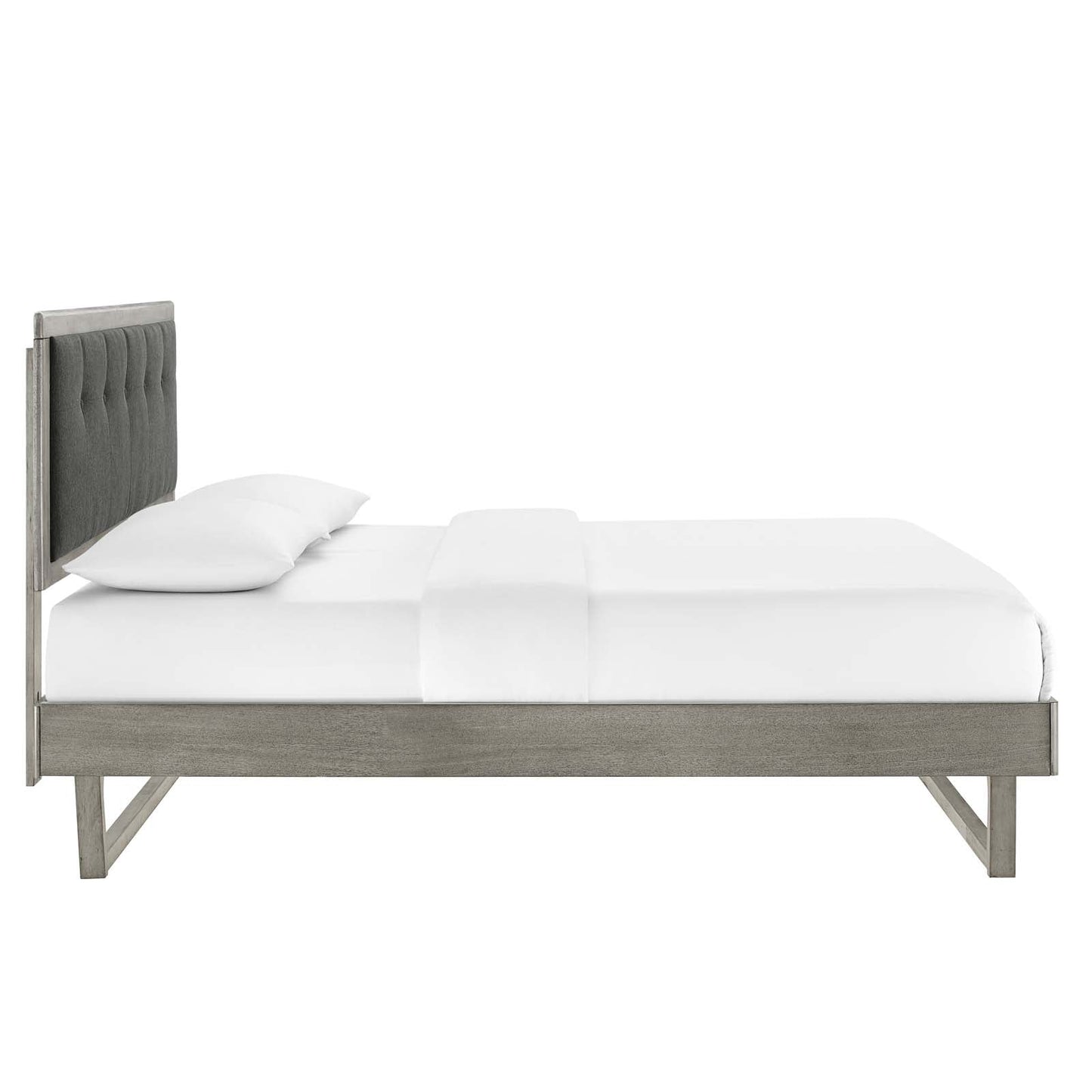 Modway Willow Queen Wood Platform Bed With Angular Frame | Beds | Modishstore-23
