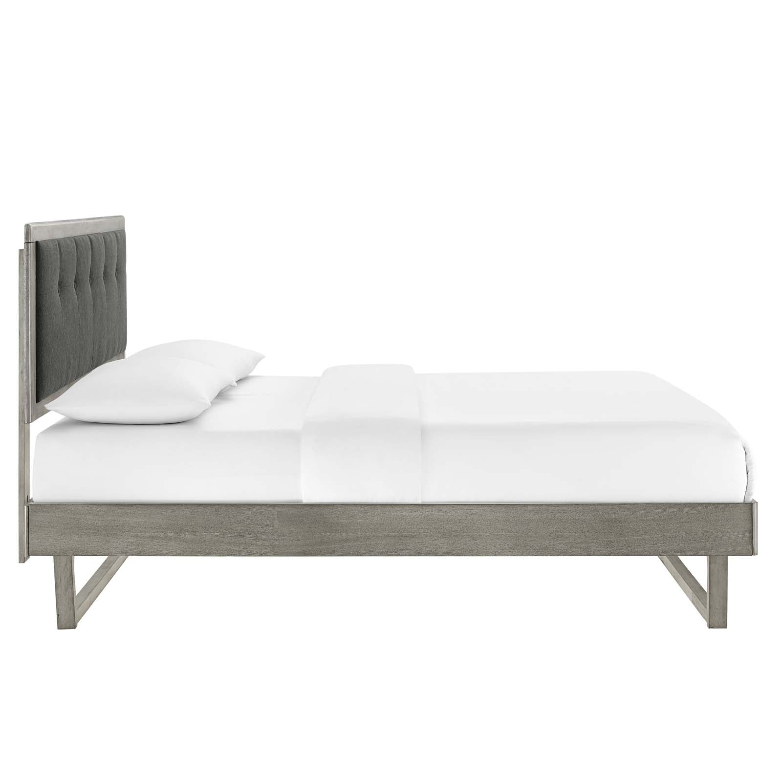 Modway Willow Queen Wood Platform Bed With Angular Frame | Beds | Modishstore-23