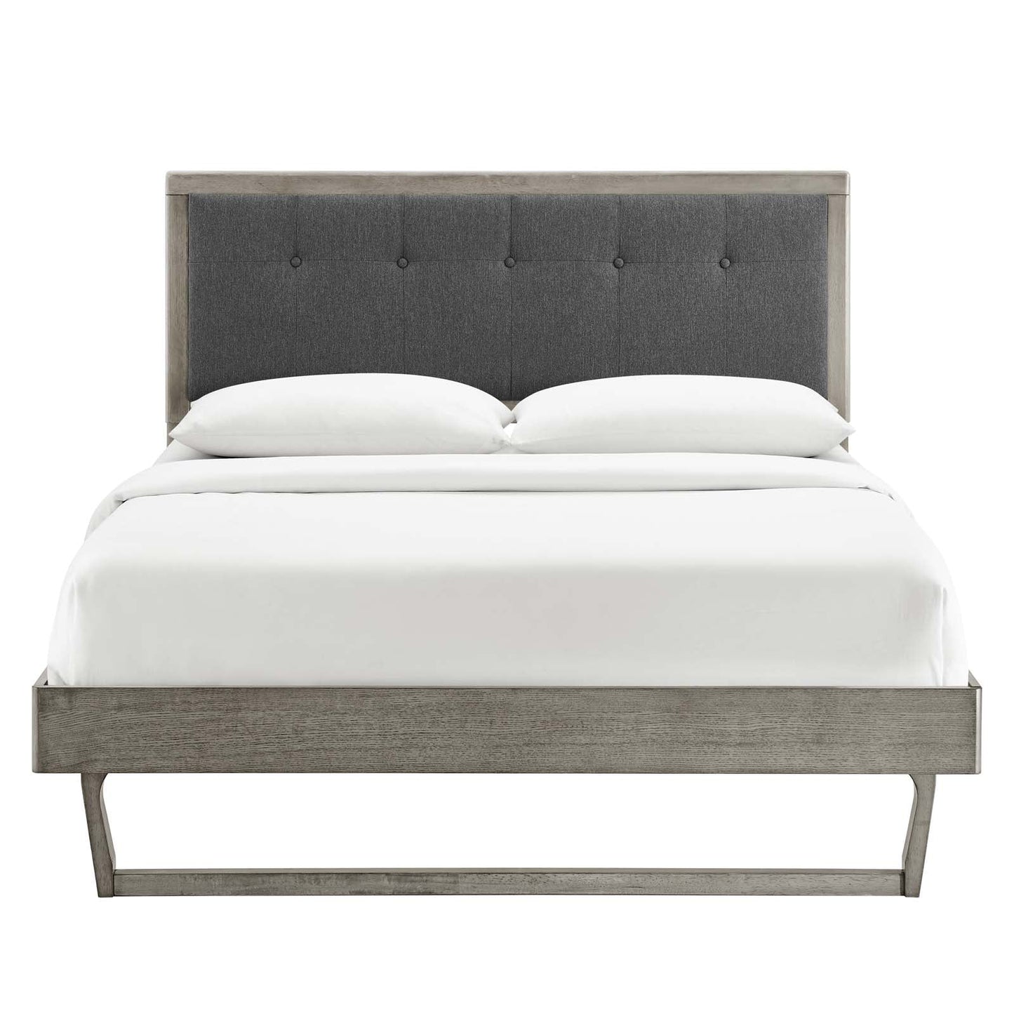 Modway Willow Queen Wood Platform Bed With Angular Frame | Beds | Modishstore-22