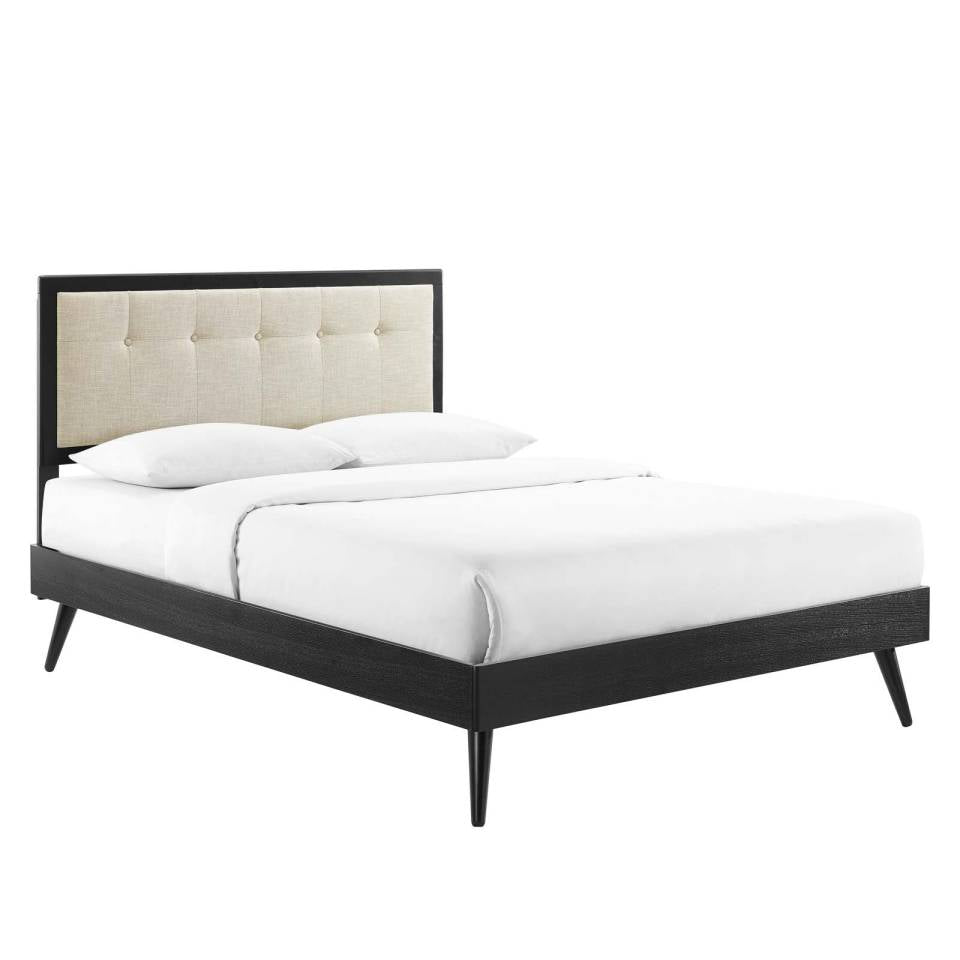 Modway Willow Queen Wood Platform Bed With Splayed Legs | Beds | Modishstore-2