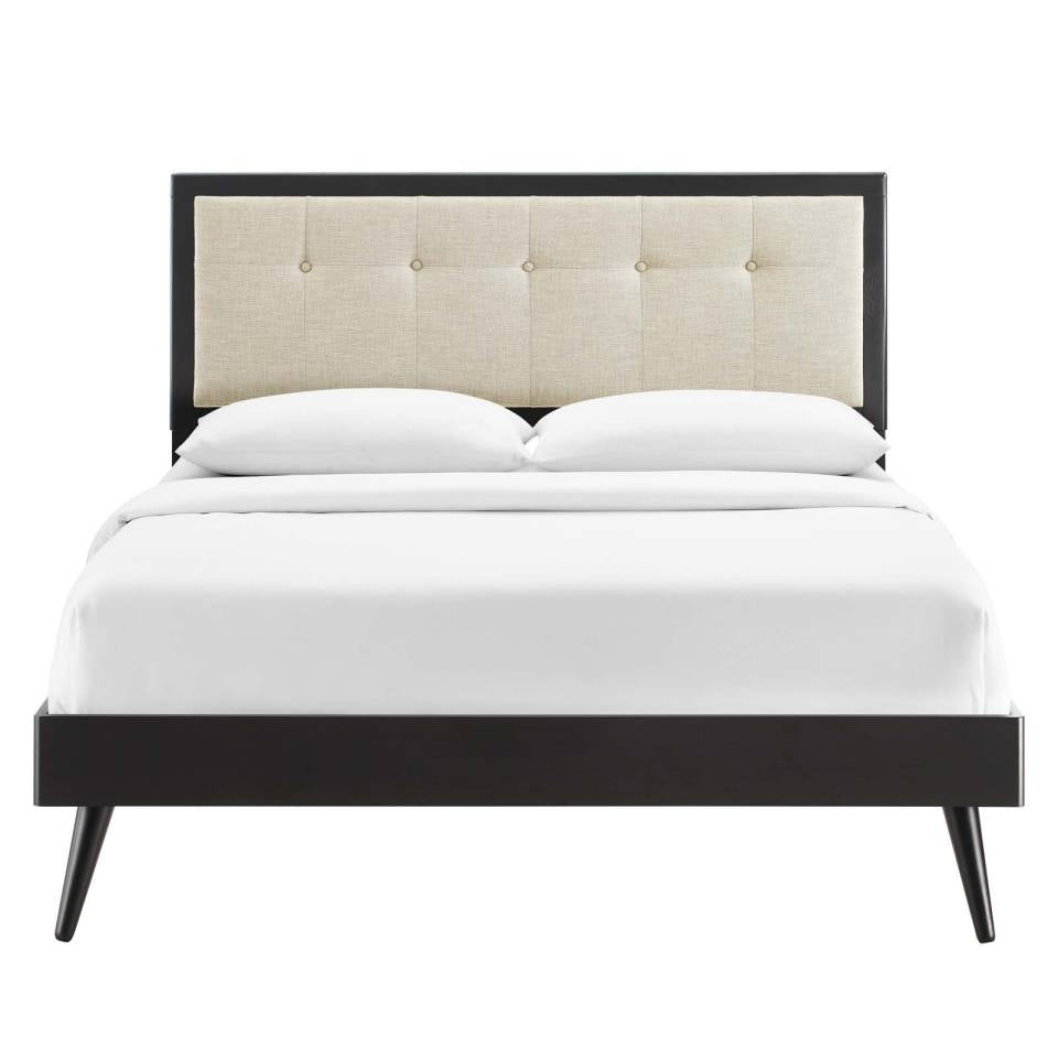 Modway Willow Queen Wood Platform Bed With Splayed Legs | Beds | Modishstore-5
