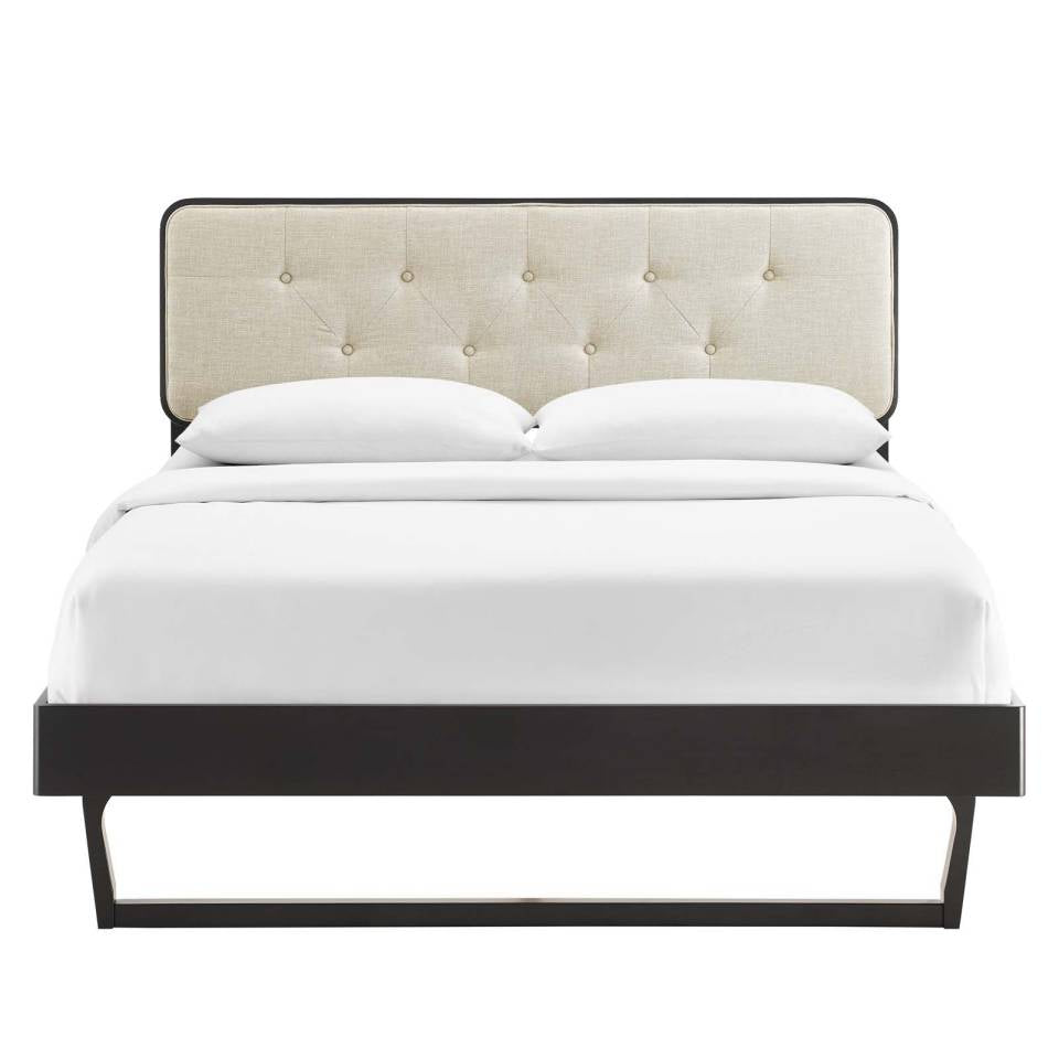 Modway Bridgette Queen Wood Platform Bed With Angular Frame | Beds | 