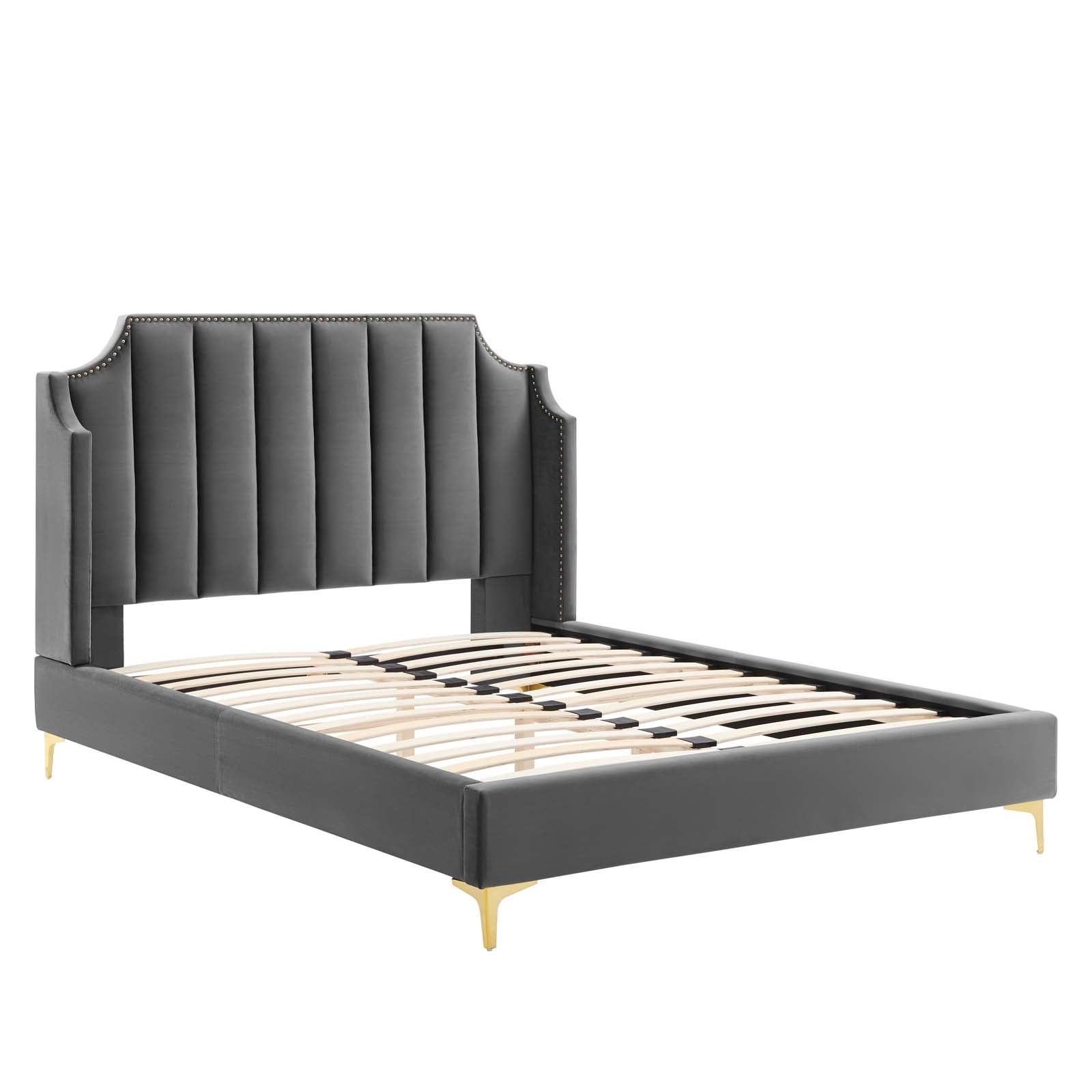 Modway Daniella Performance Velvet Queen Platform Bed |  | 