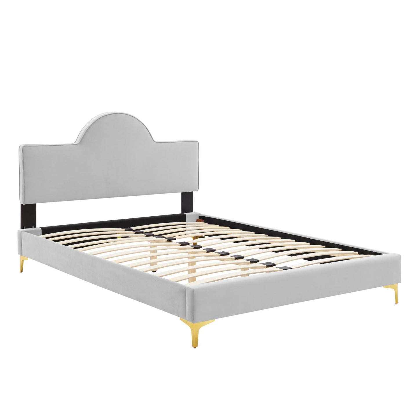 Sunny Performance Velvet Queen Bed By Modway | Beds | Modishstore-21