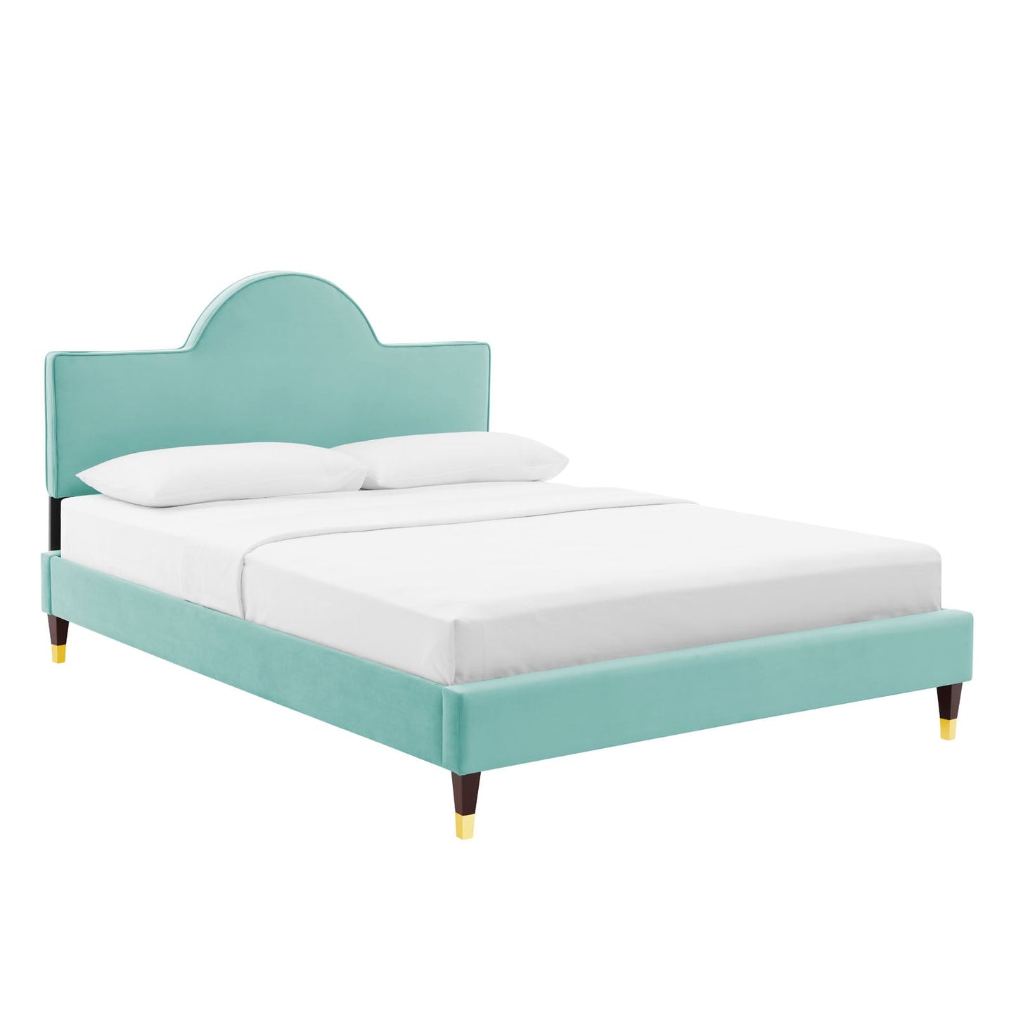 Aurora Performance Velvet Queen Bed By Modway | Beds | 
