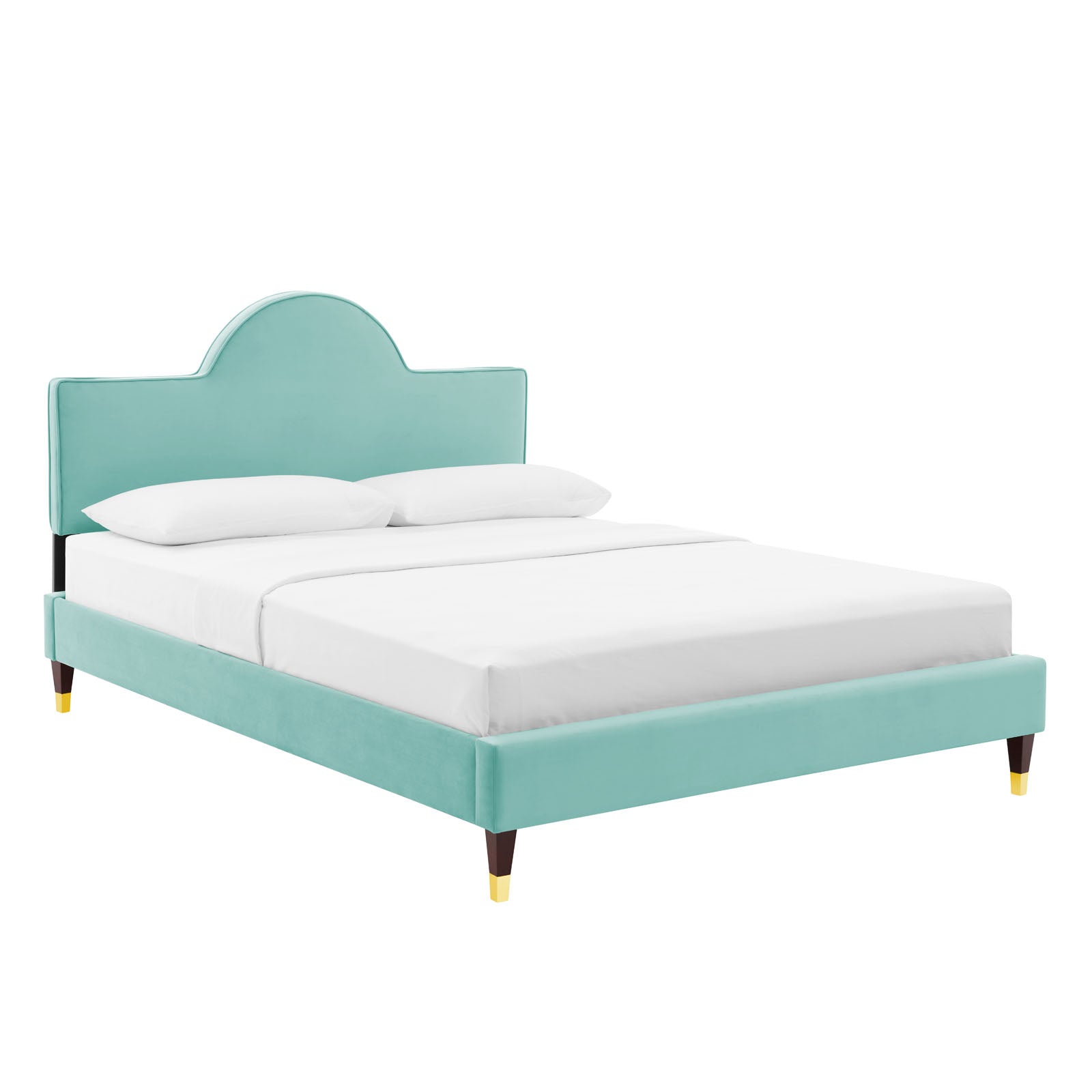 Aurora Performance Velvet Queen Bed By Modway | Beds | 