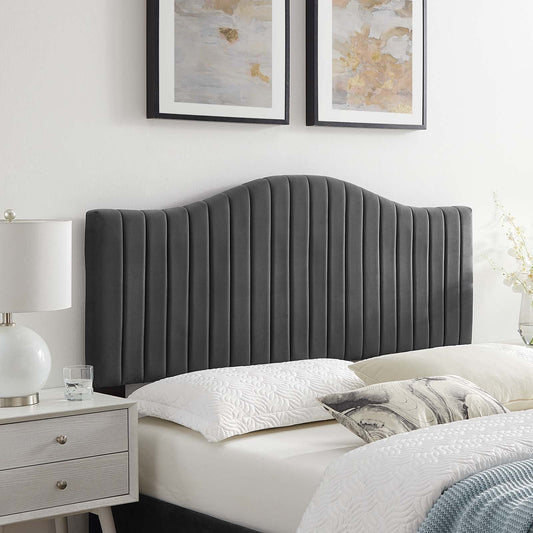 Brielle Channel Tufted Performance Velvet Twin Headboard By Modway | Headboards