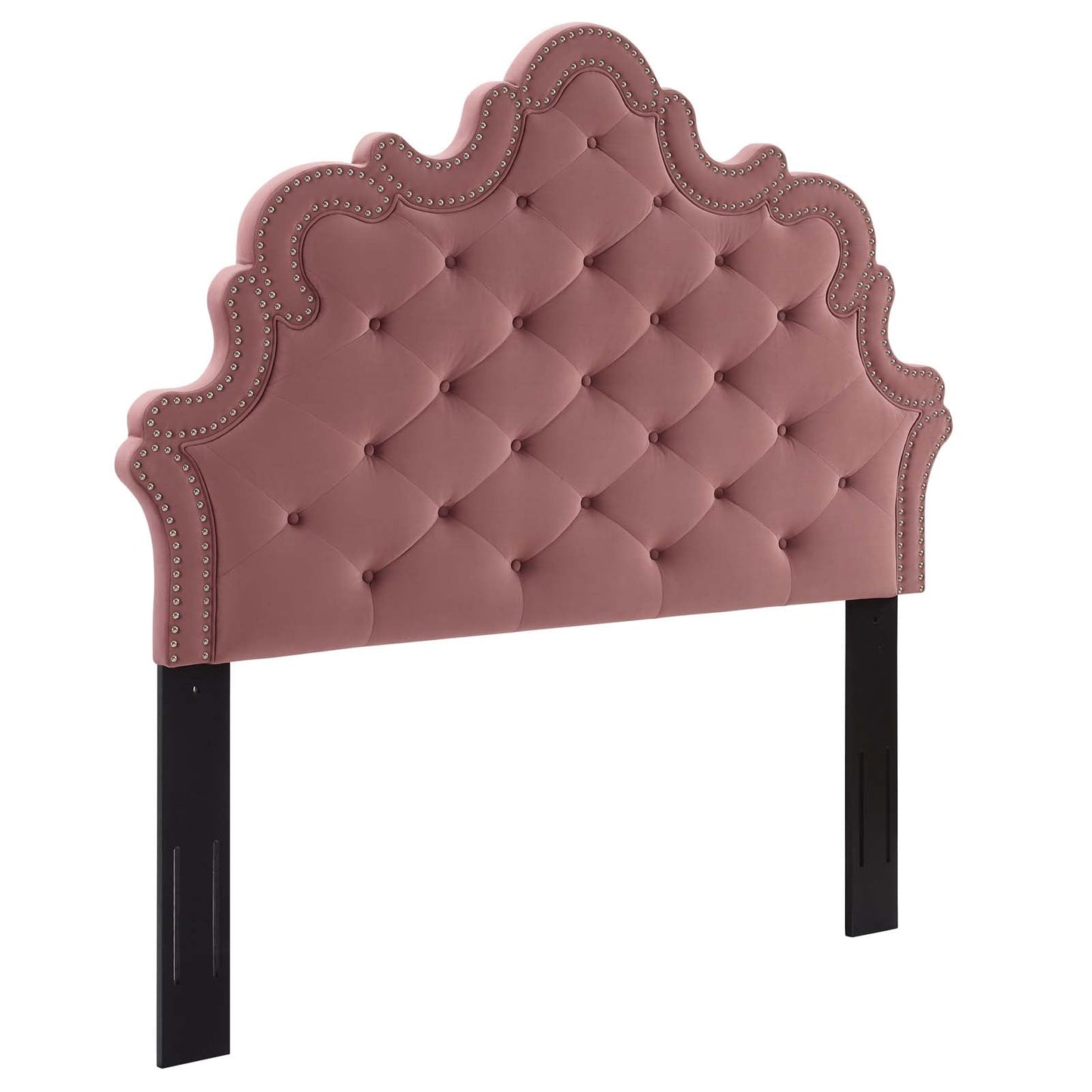 Arabella Button-Tufted Performance Velvet Twin Headboard By Modway | Headboards - 9
