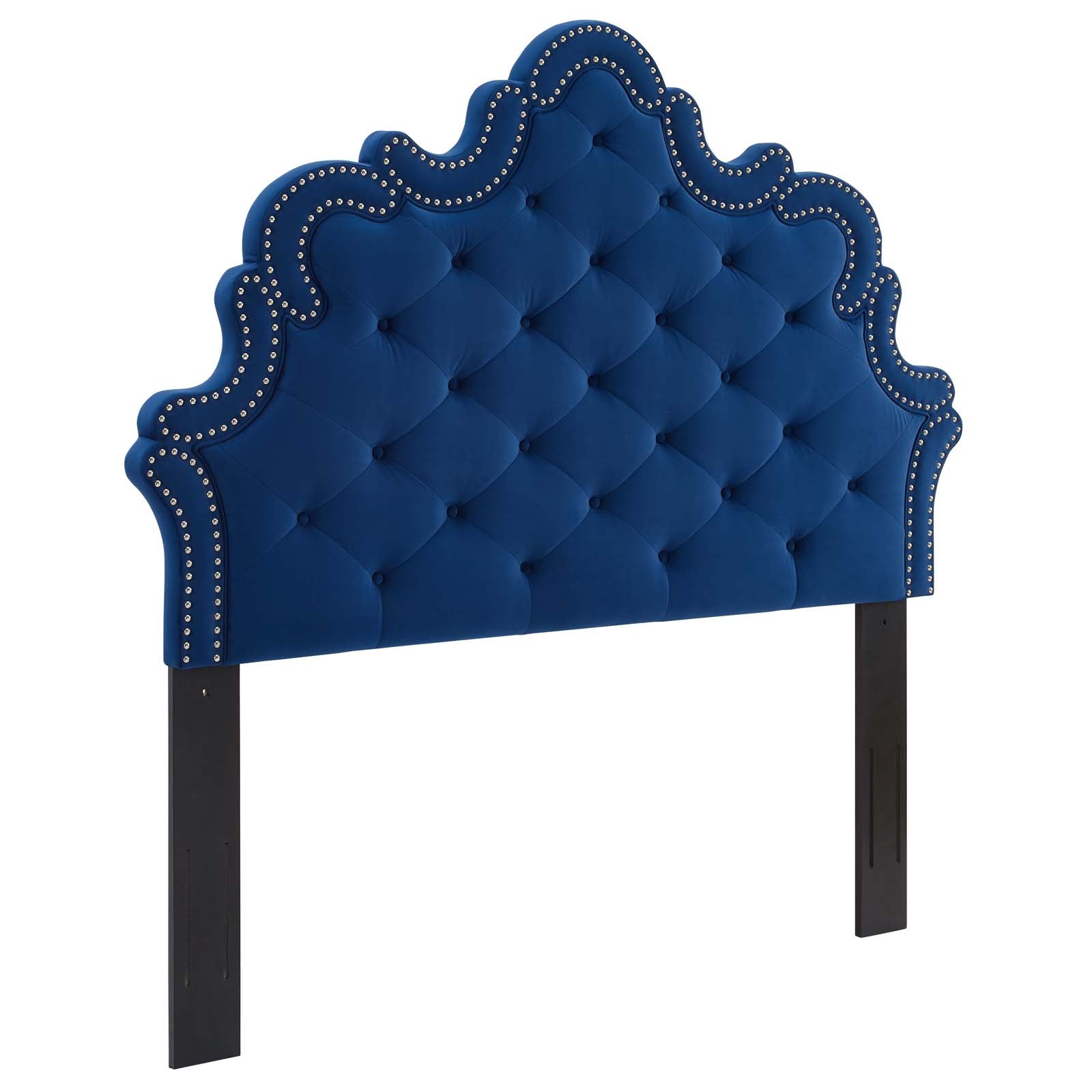 Arabella Button-Tufted Performance Velvet Twin Headboard By Modway | Headboards - 17