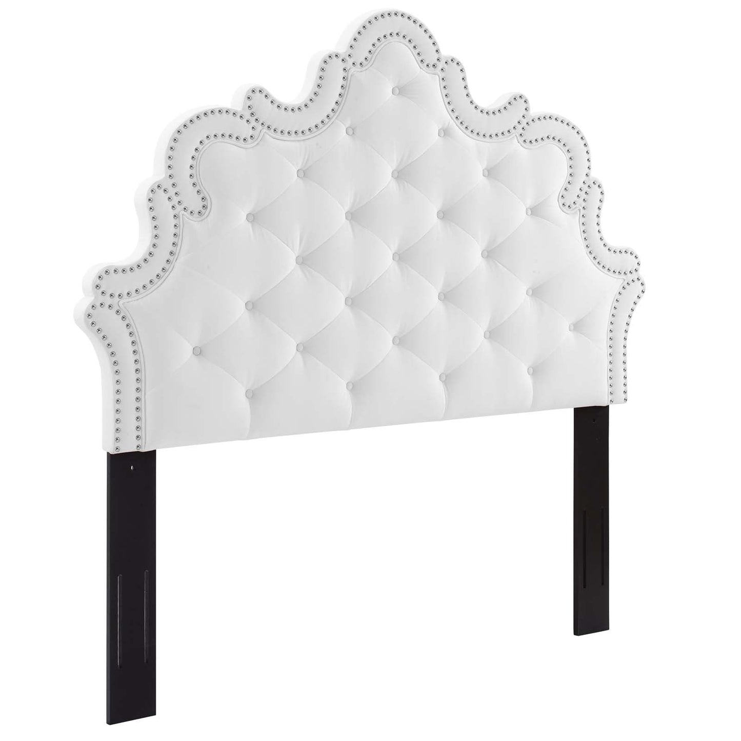 Arabella Button-Tufted Performance Velvet Twin Headboard By Modway | Headboards - 25