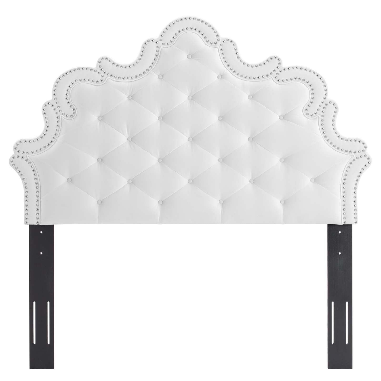 Arabella Button-Tufted Performance Velvet Twin Headboard By Modway | Headboards - 27