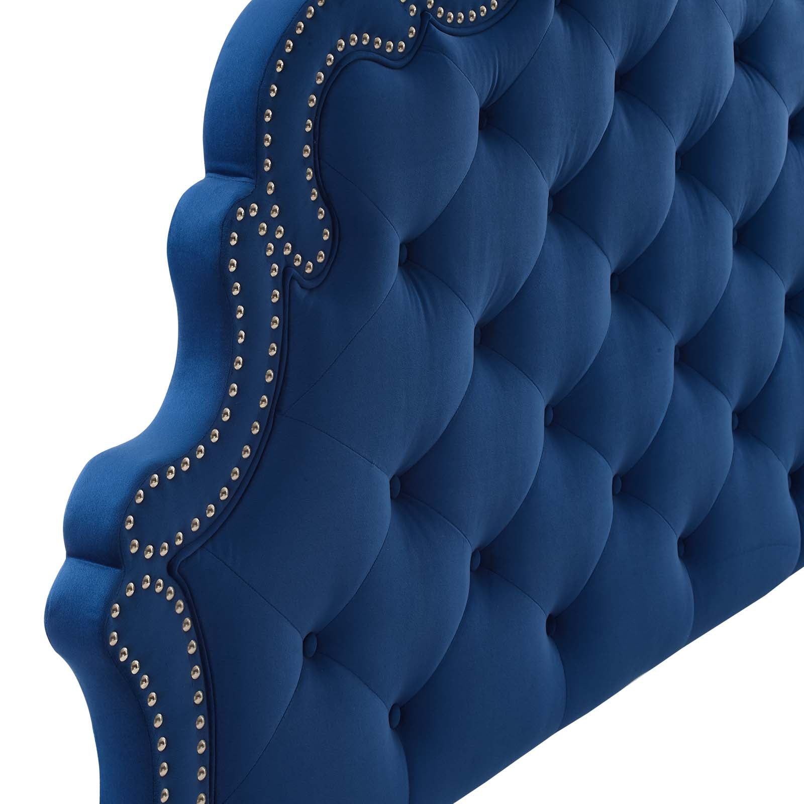 Arabella Button-Tufted Performance Velvet Full/Queen Headboard By Modway | Headboards - 18
