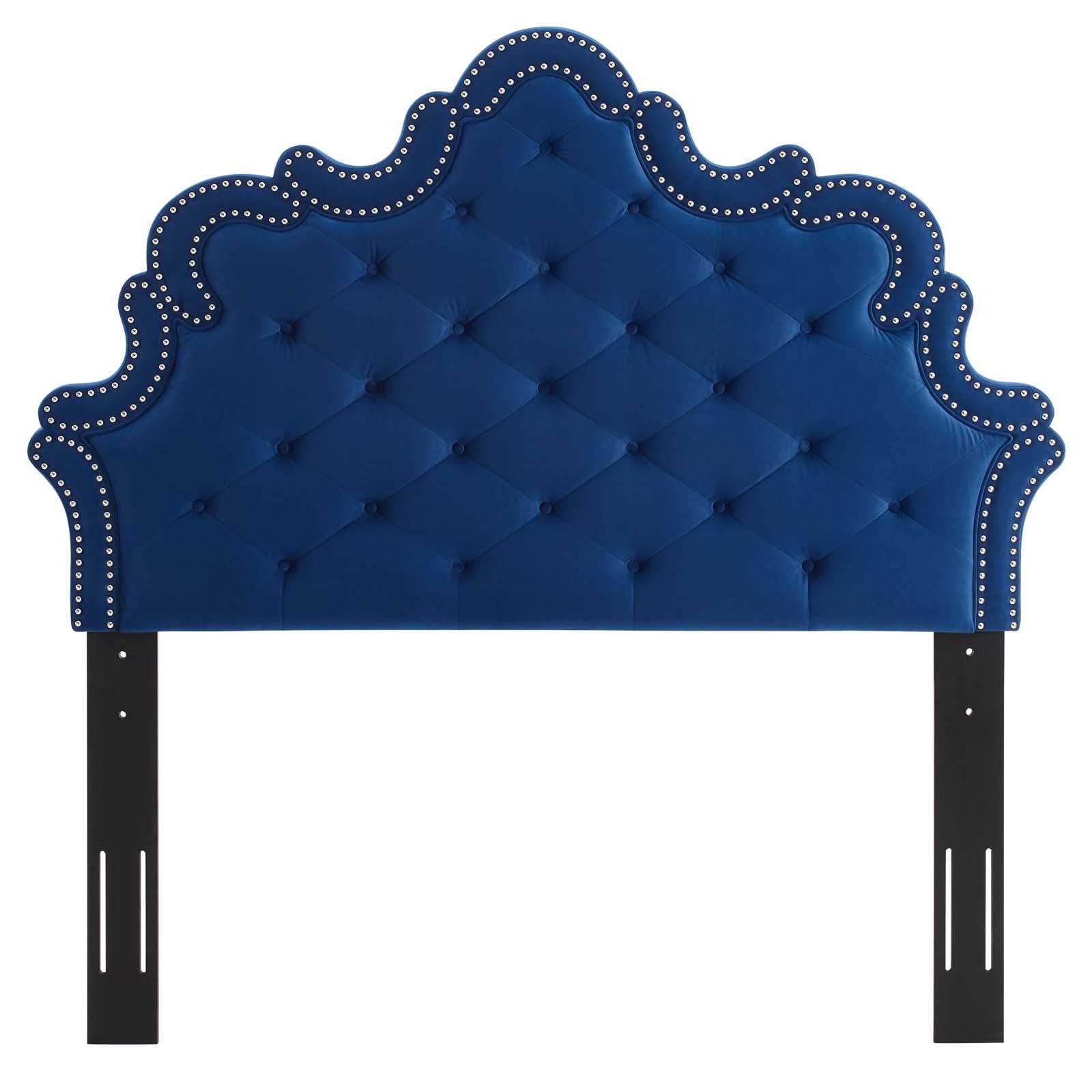 Arabella Button-Tufted Performance Velvet Full/Queen Headboard By Modway | Headboards - 19