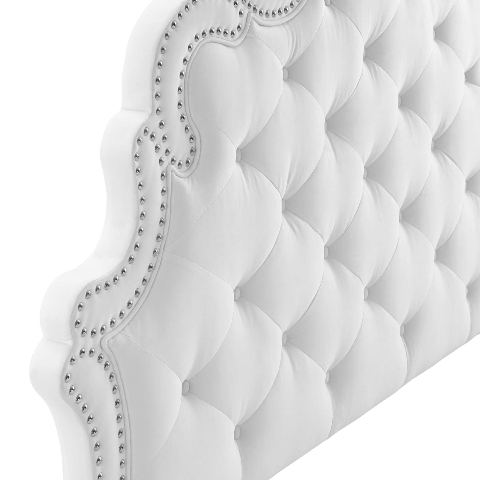 Arabella Button-Tufted Performance Velvet Full/Queen Headboard By Modway | Headboards - 26