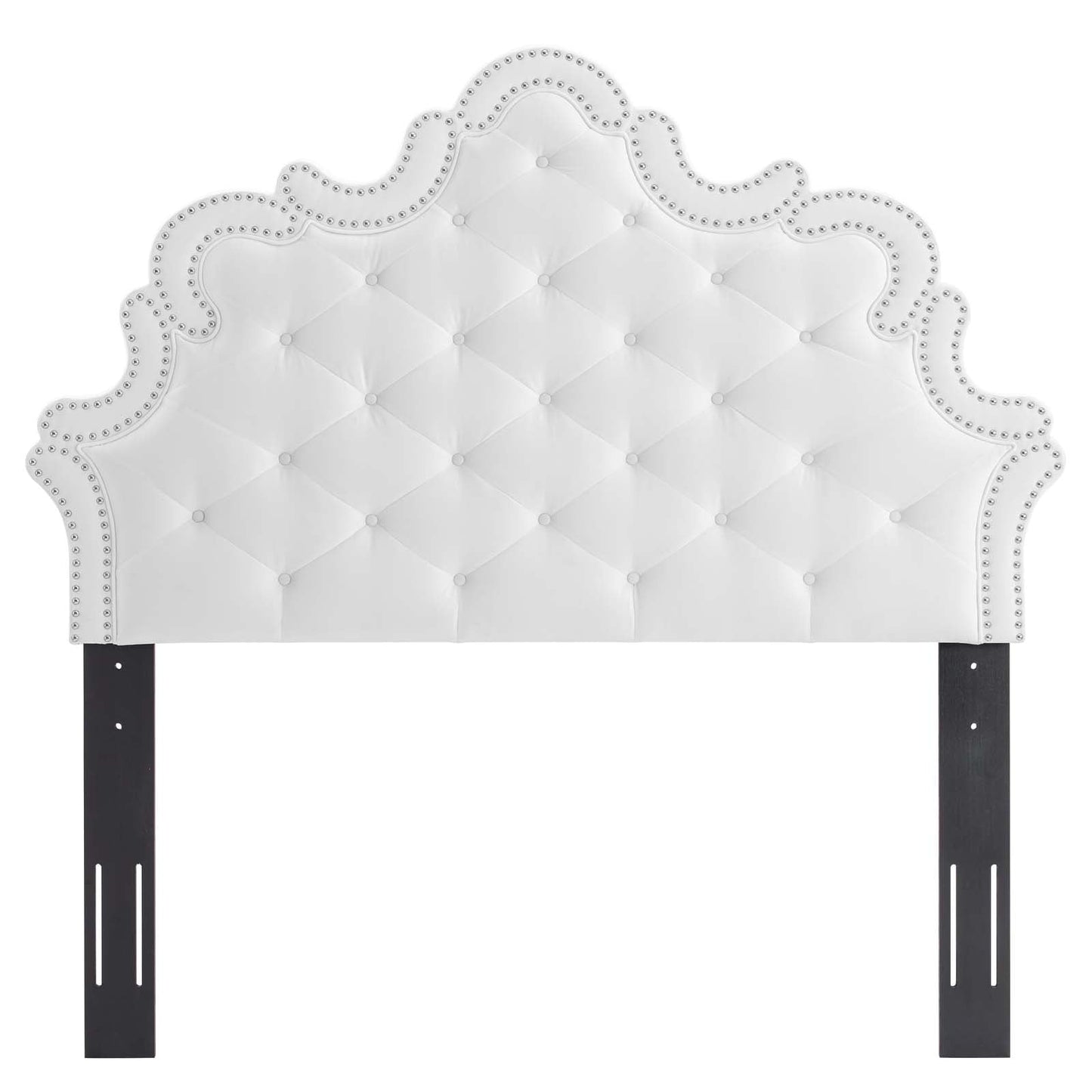 Arabella Button-Tufted Performance Velvet Full/Queen Headboard By Modway | Headboards - 27