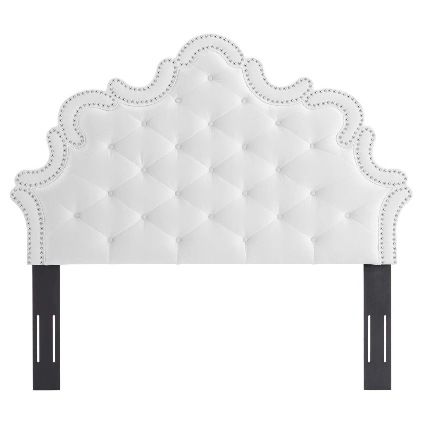 Arabella Button-Tufted Performance Velvet Full/Queen Headboard By Modway | Headboards - 28