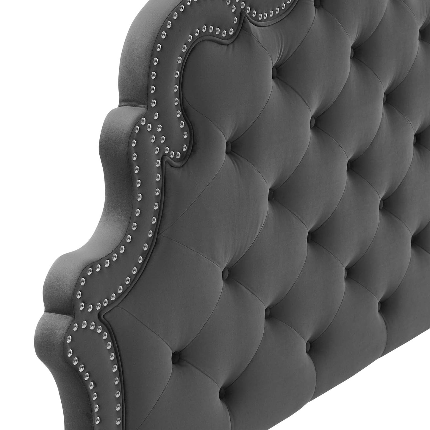 Arabella Button-Tufted Performance Velvet King/California King Headboard By Modway | Headboards - 2